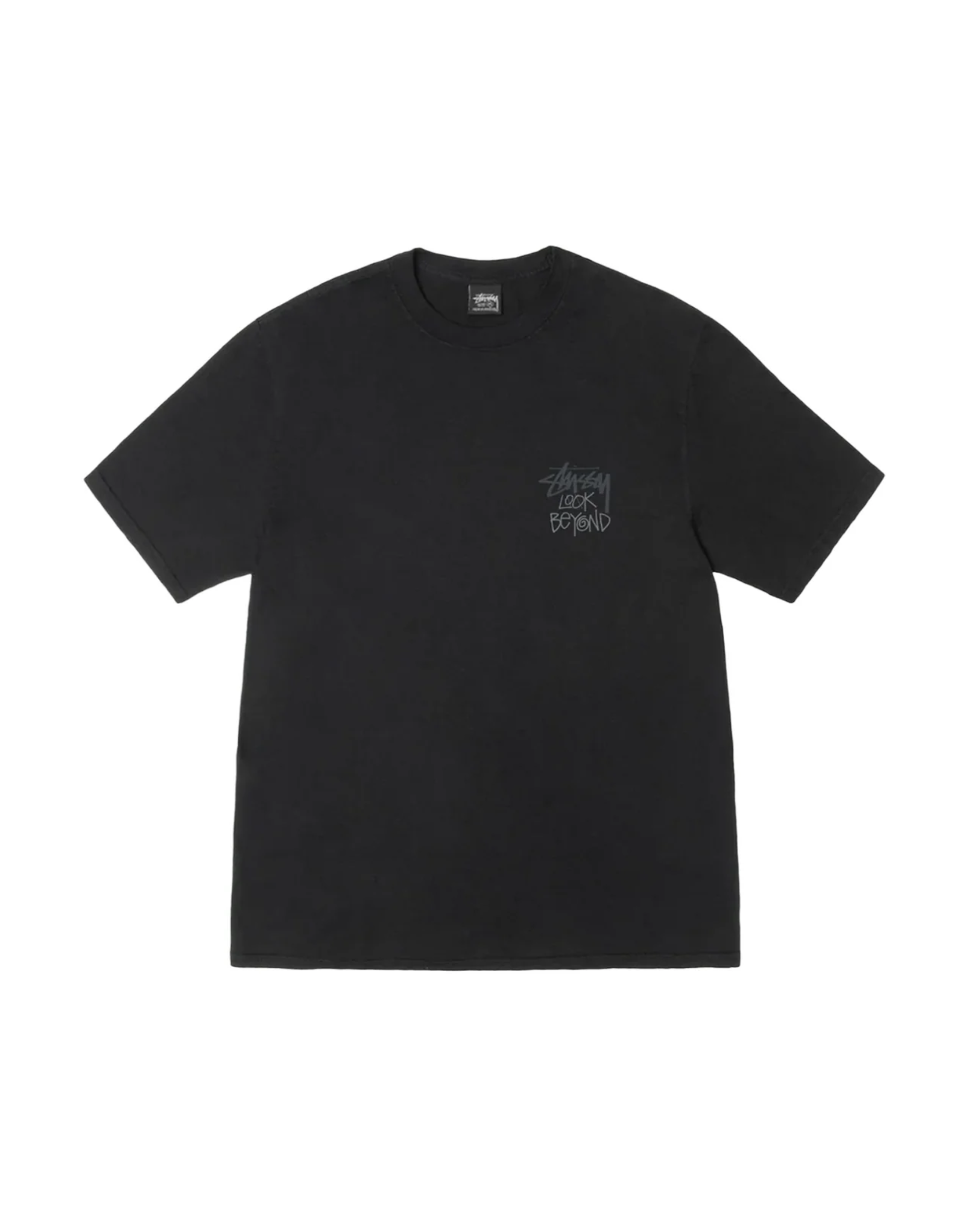 Stussy Look Beyond Pigment Dyed Tee Black