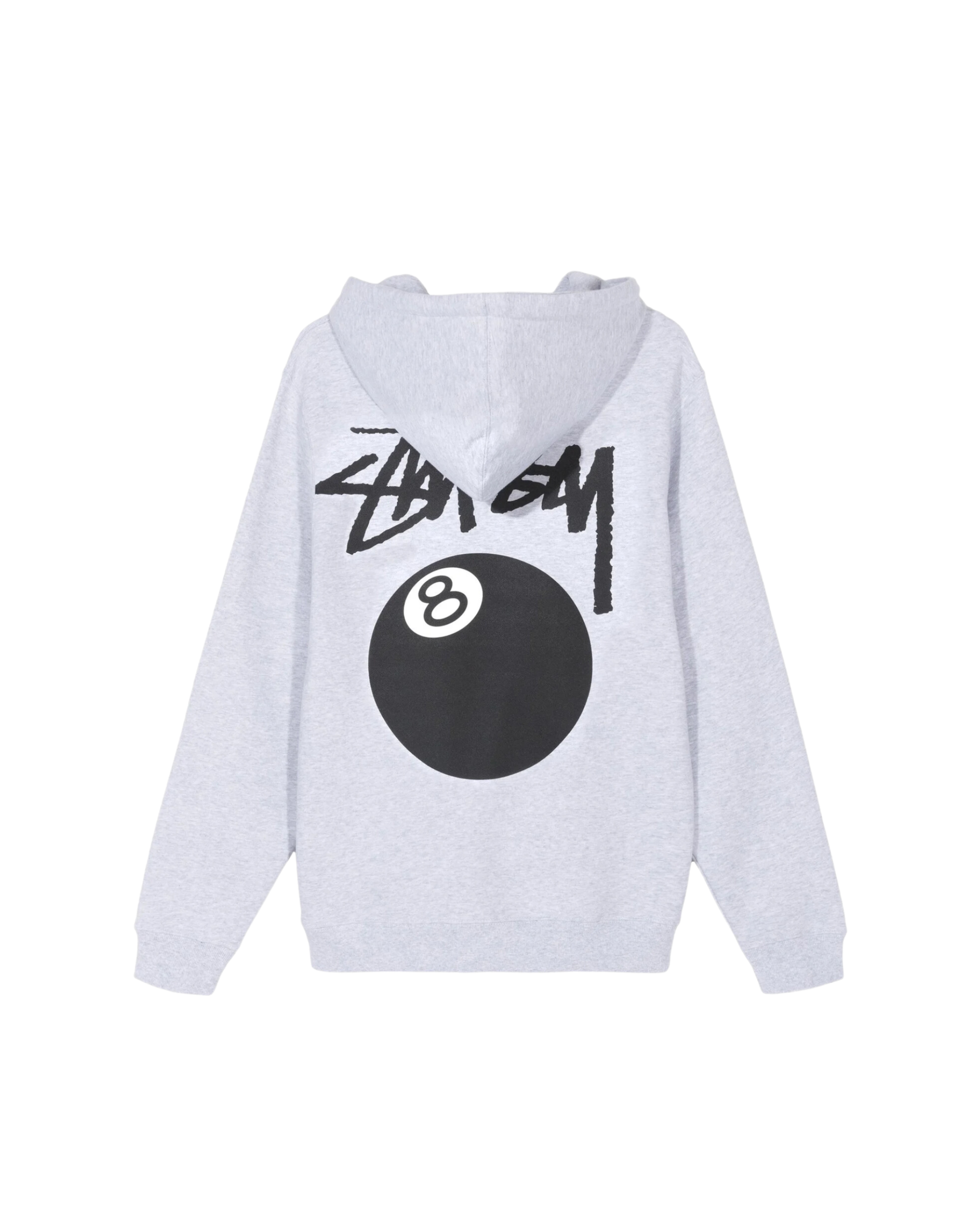 Stussy 8 Ball Hoodie Ash Heather