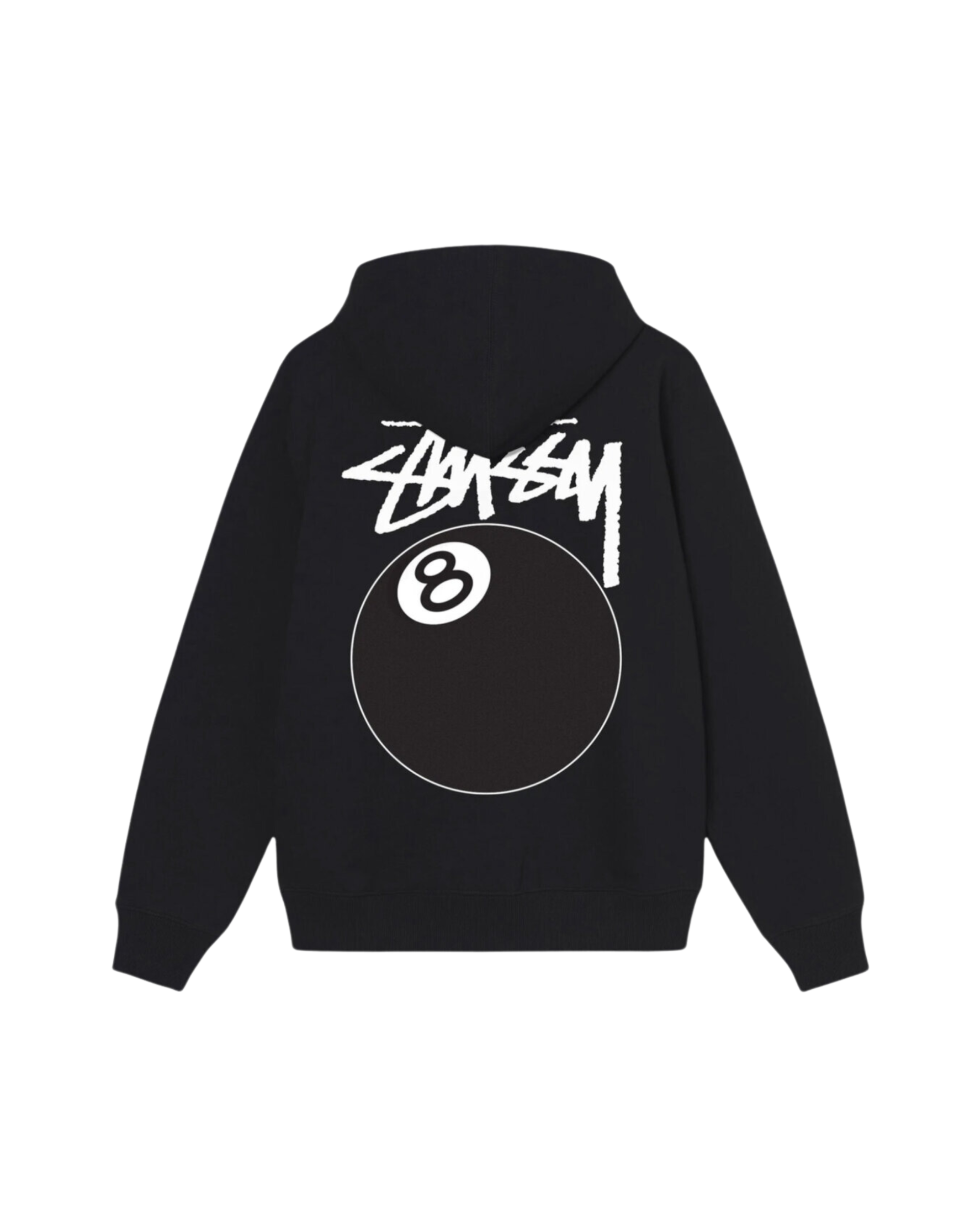 Stussy 8 Ball Hoodie Black
