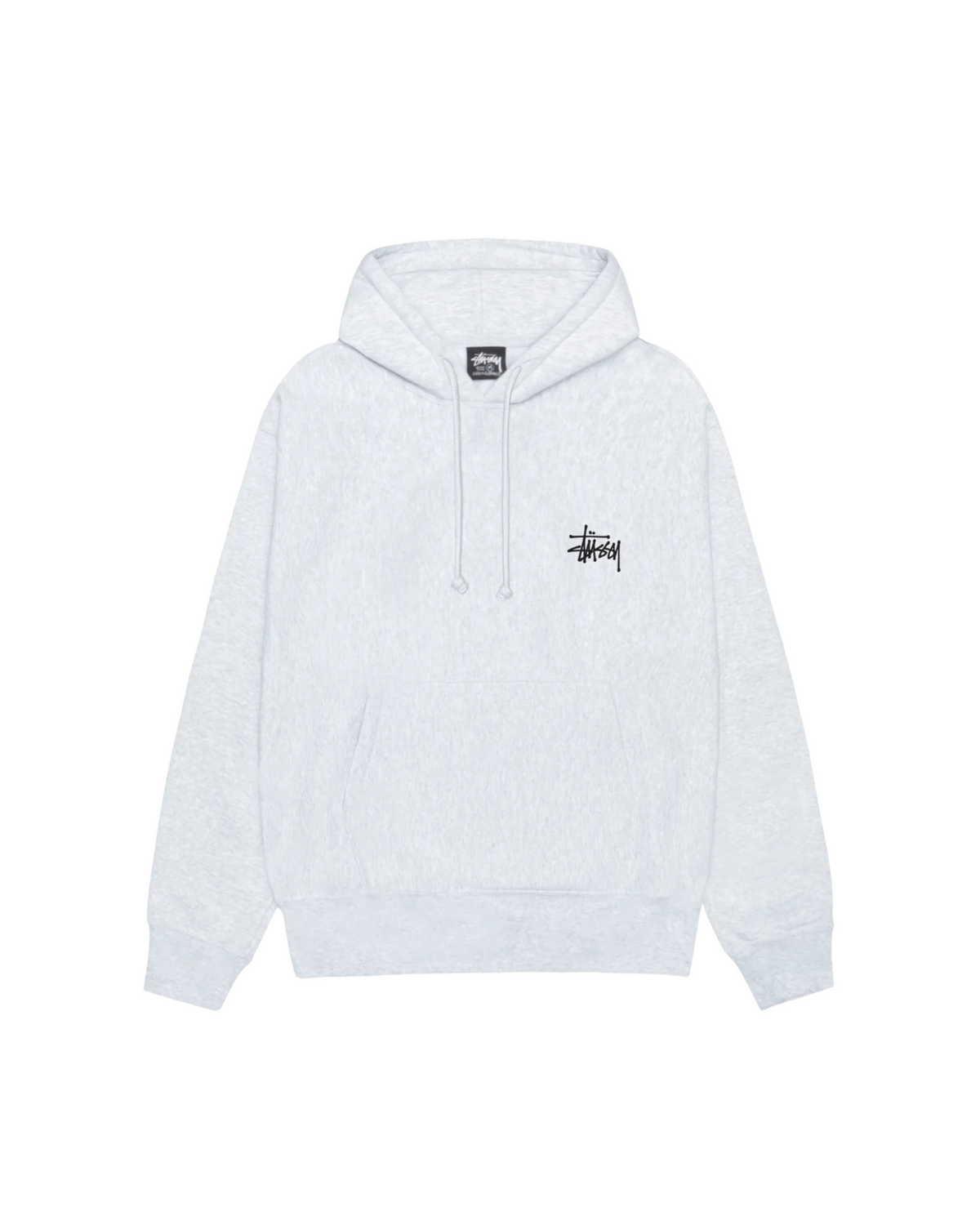 Stussy Basic Hoodie Ash Heather