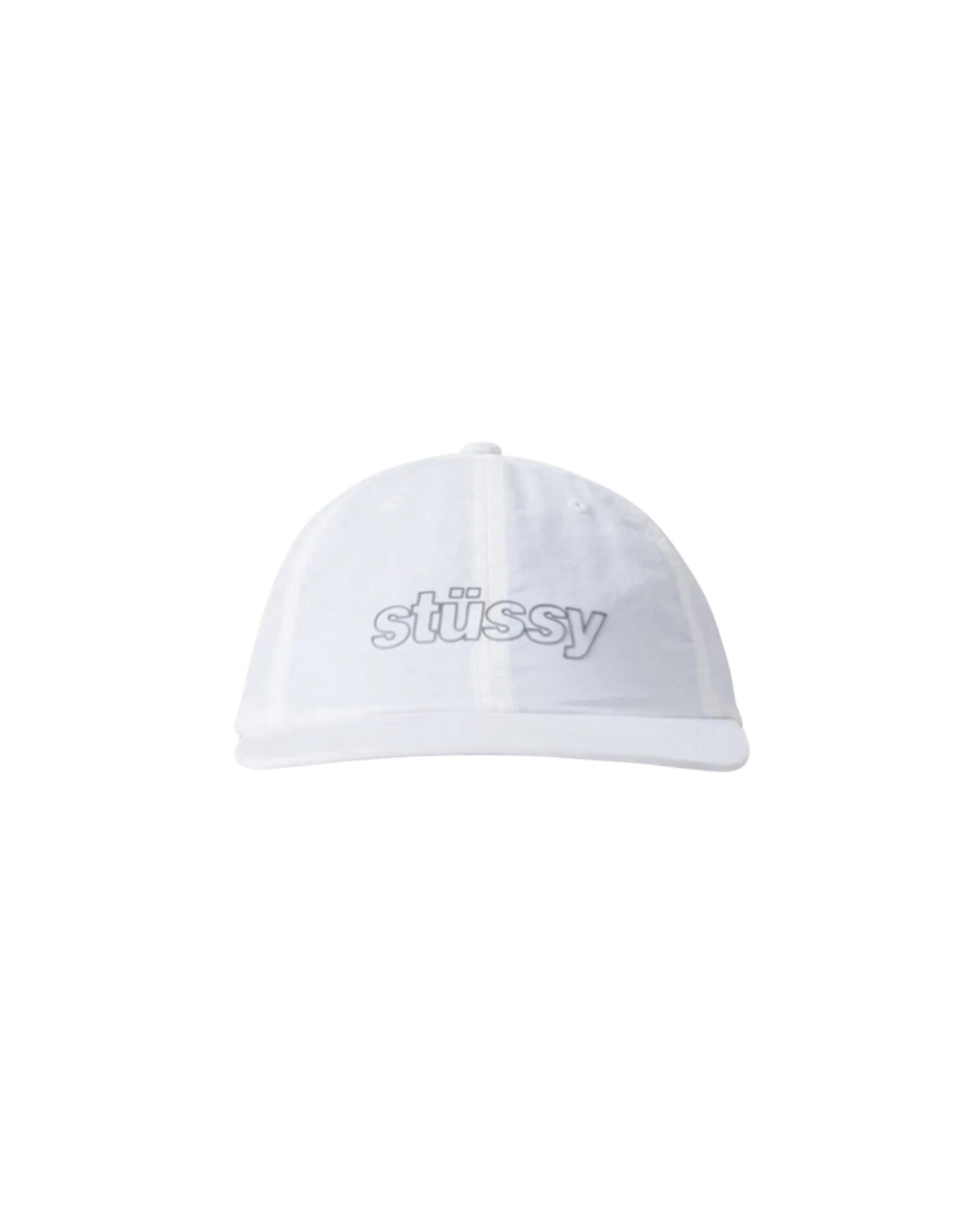 Stussy Nylon Reflective Cap White