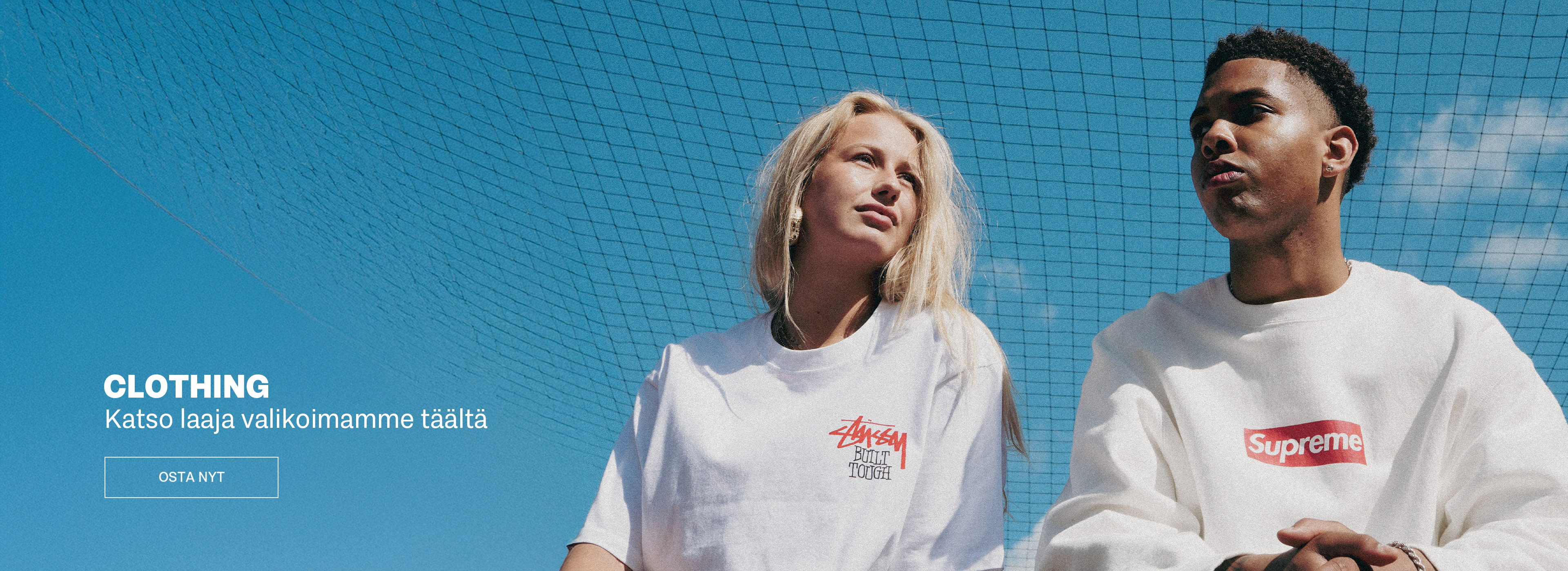 Stüssy ja Supreme vaatteet – osta nyt.