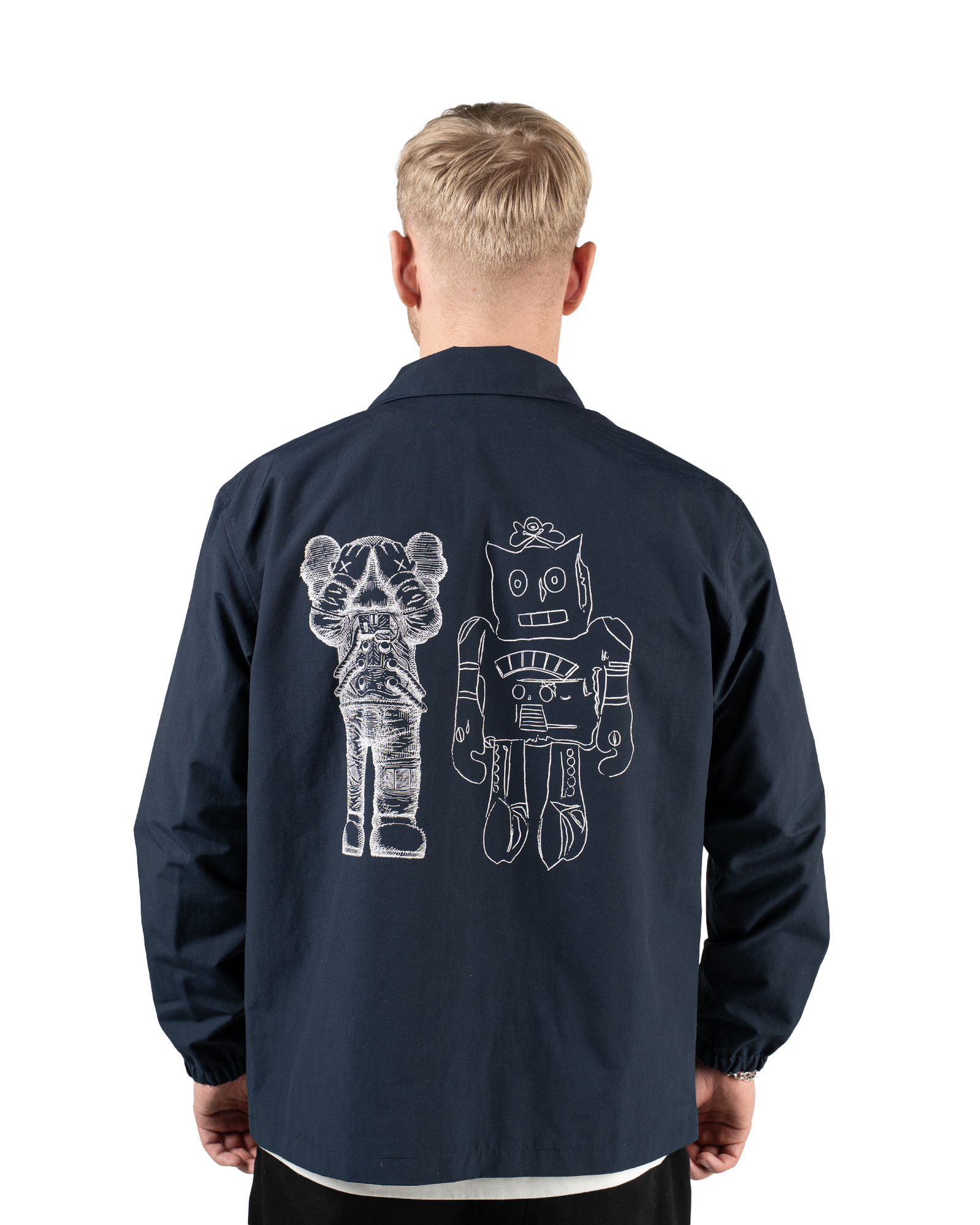 KAWS x Uniqlo Warhol Coach Jacket "Navy"
