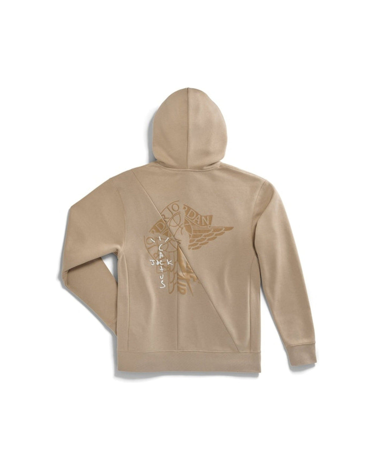 Travis Scott Cactus Jack x Jordan Pullover Hoodie Khaki/University Red