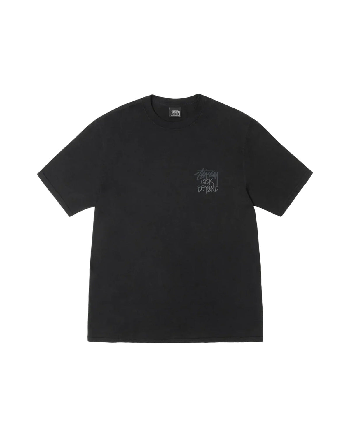 Stussy Look Beyond Pigment Dyed Tee Black