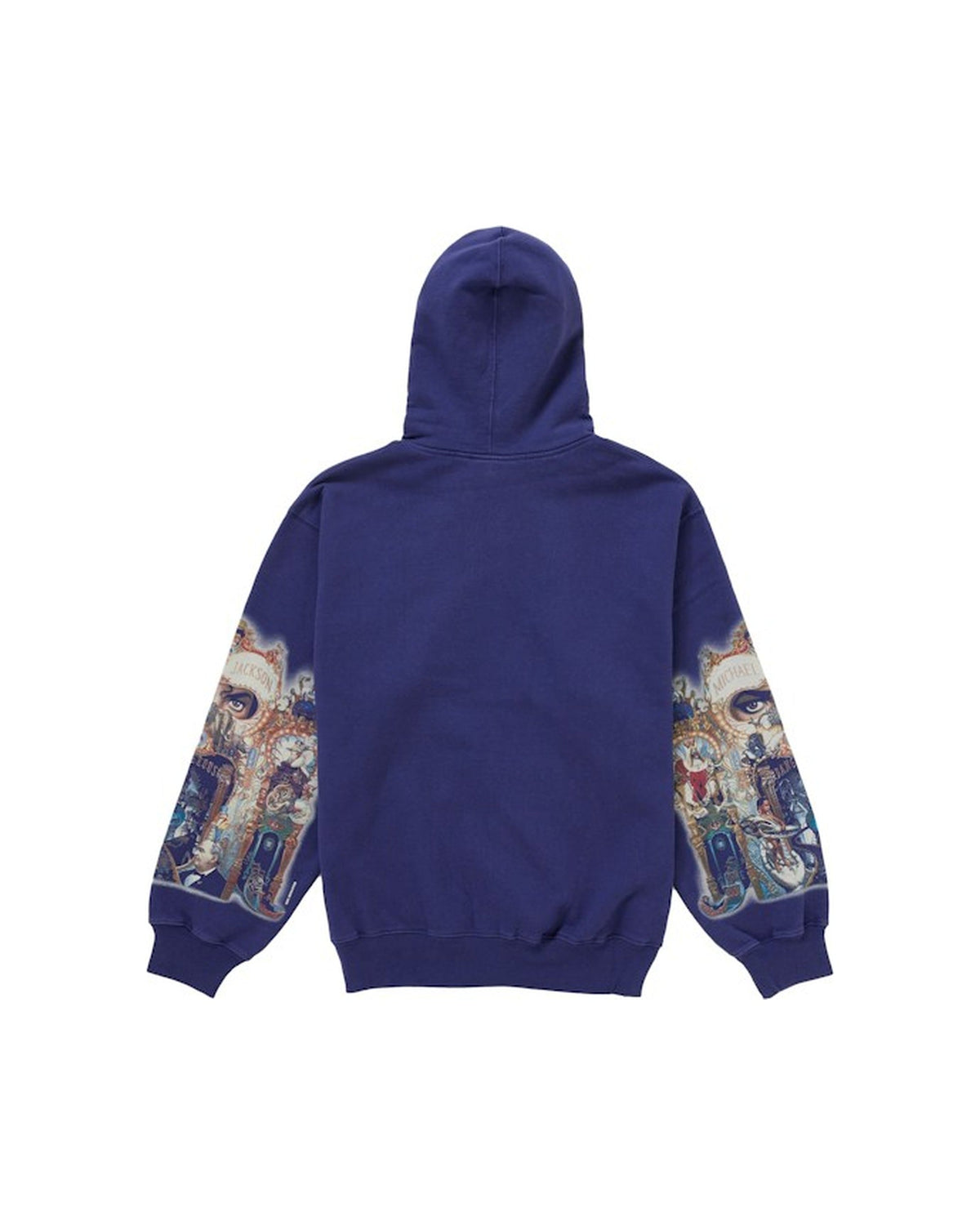 Supreme Michael Jackson Dangerous Zip Up Hooded Sweatshirt Washed Navy