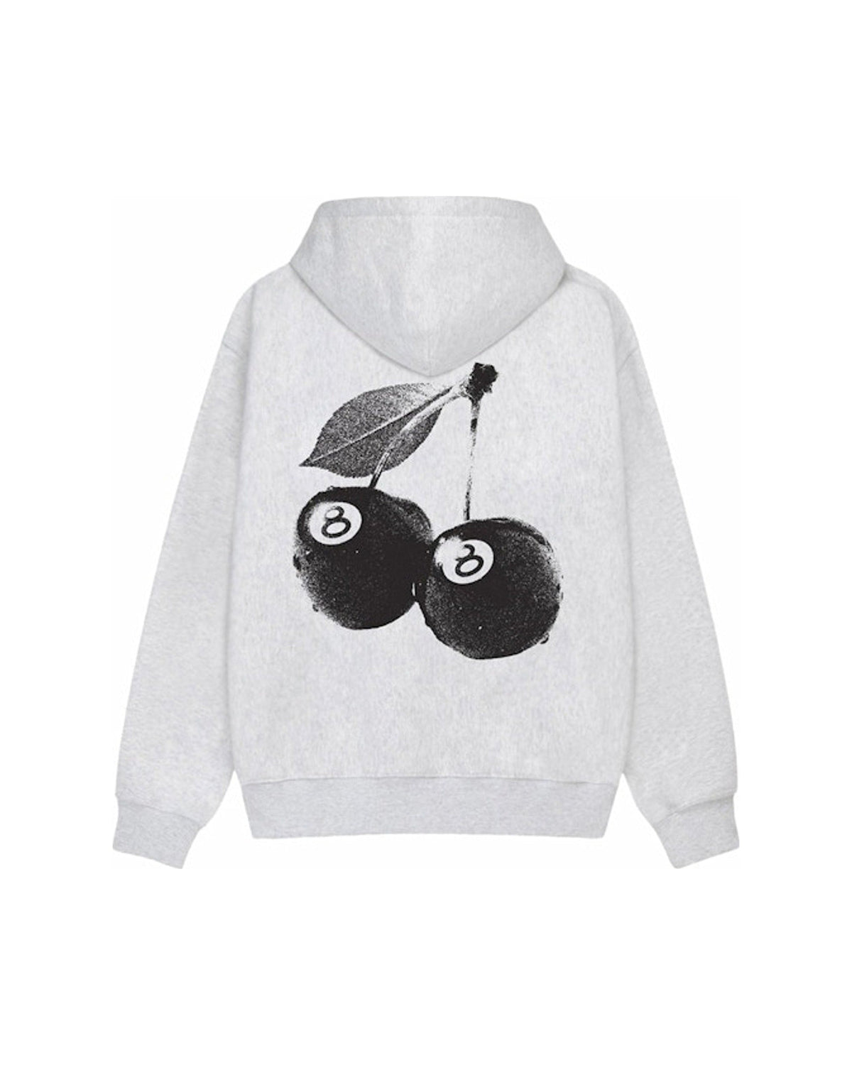 Stussy Cherries Hoodie Ash Heather
