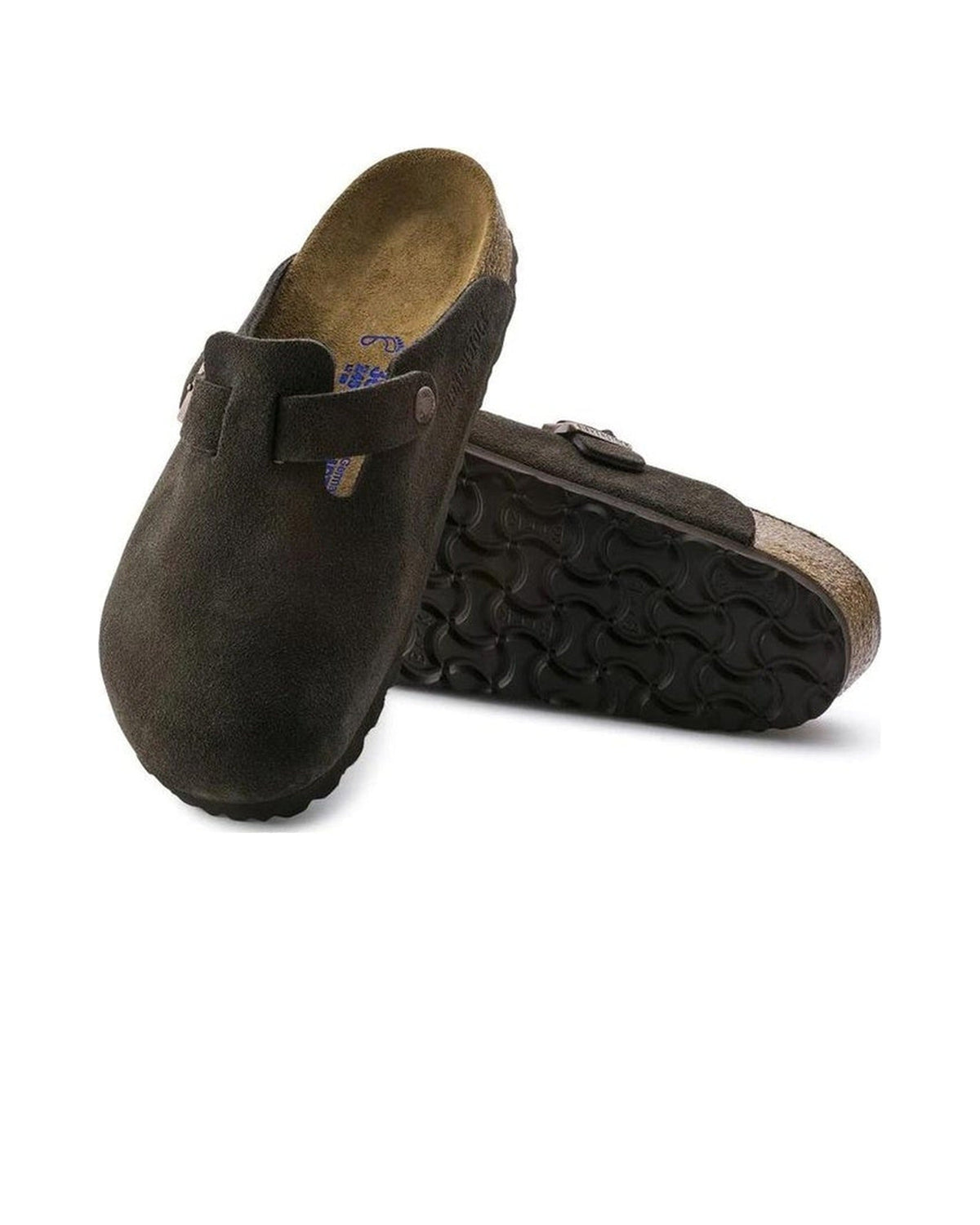 Birkenstock Boston Soft Footbed Suede Mocha