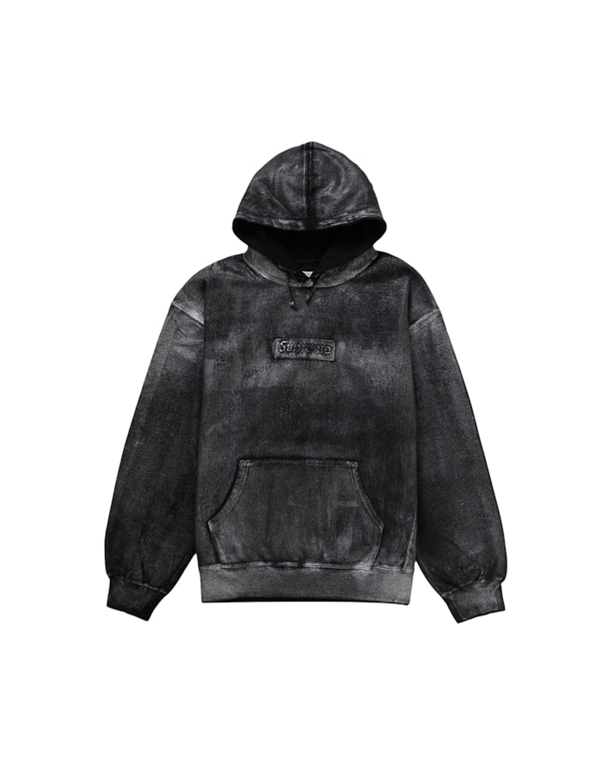 Supreme MM6 Maison Margiela Foil Box Logo Hoodie Black