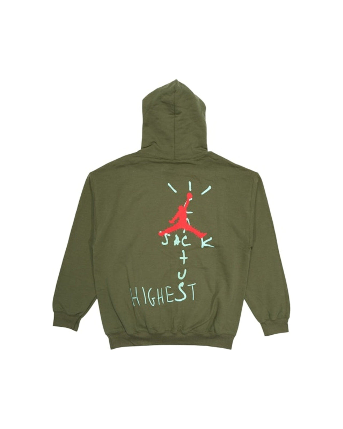 Travis Scott Jordan Cactus Jack Highest Hoodie Olive