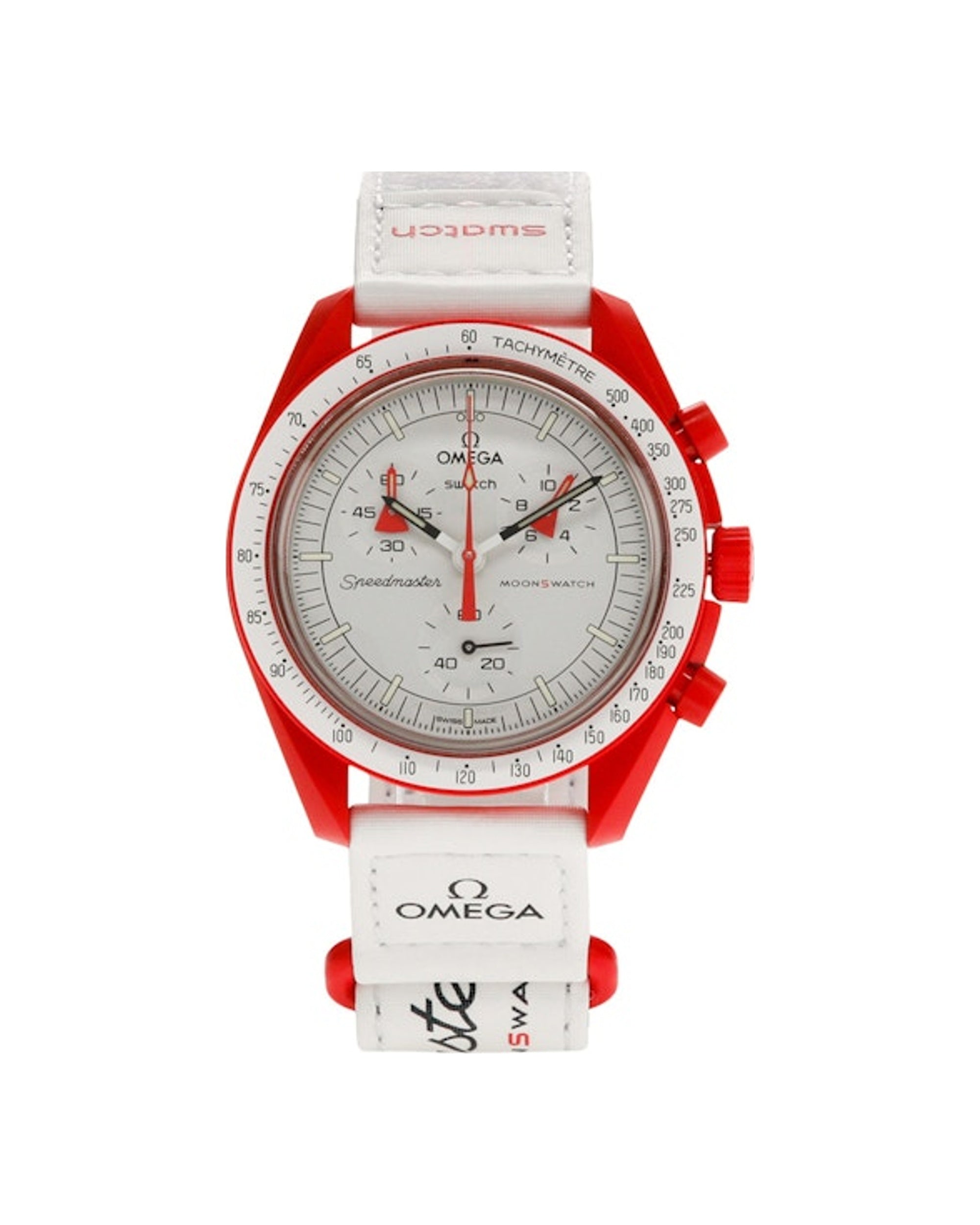 Swatch x Omega Bioceramic Moonswatch Mission to Mars SO33R100