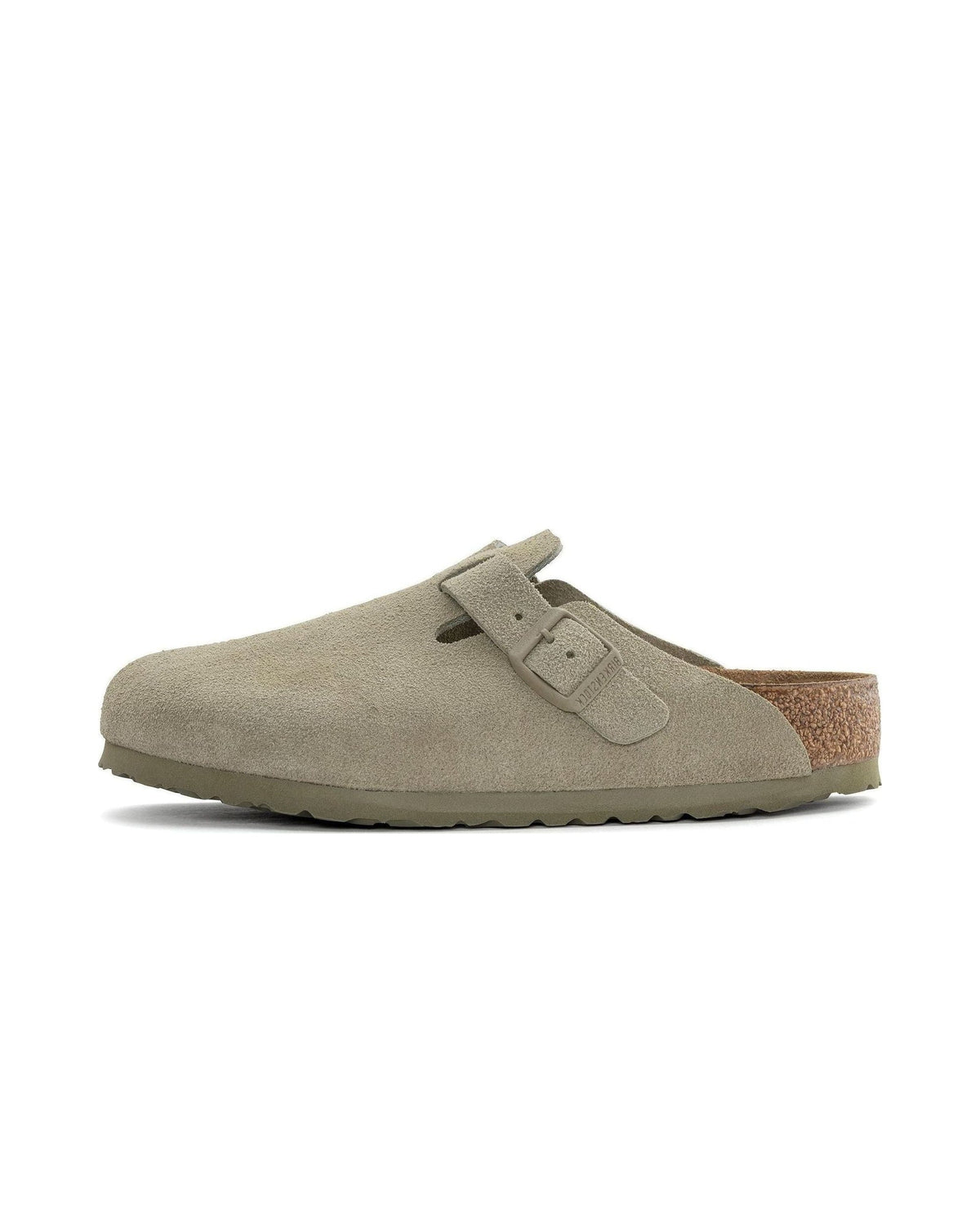 Birkenstock Boston Suede Faded Khaki
