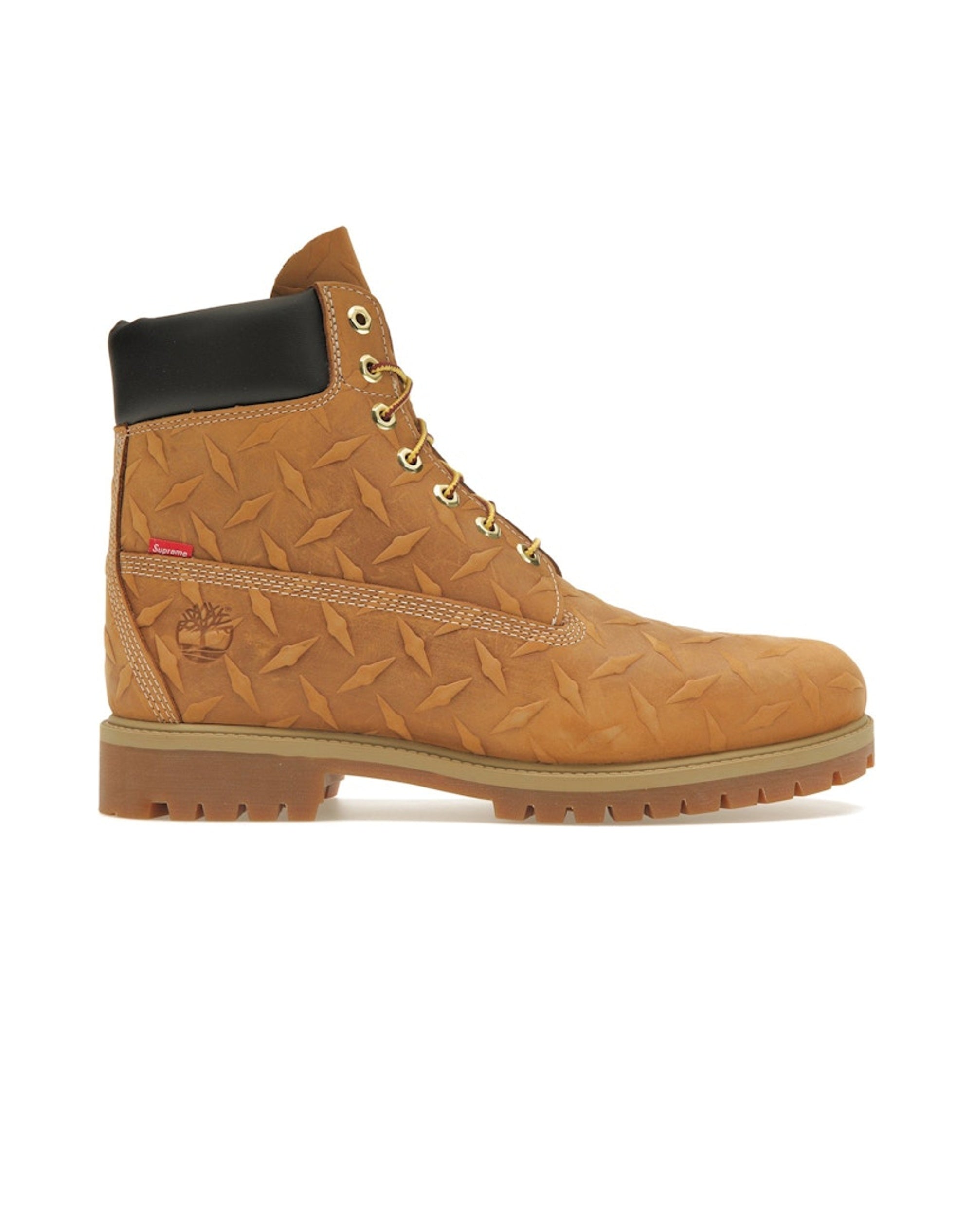 Timberland 6" Premium Waterproof Boot Supreme Diamond Plate Wheat