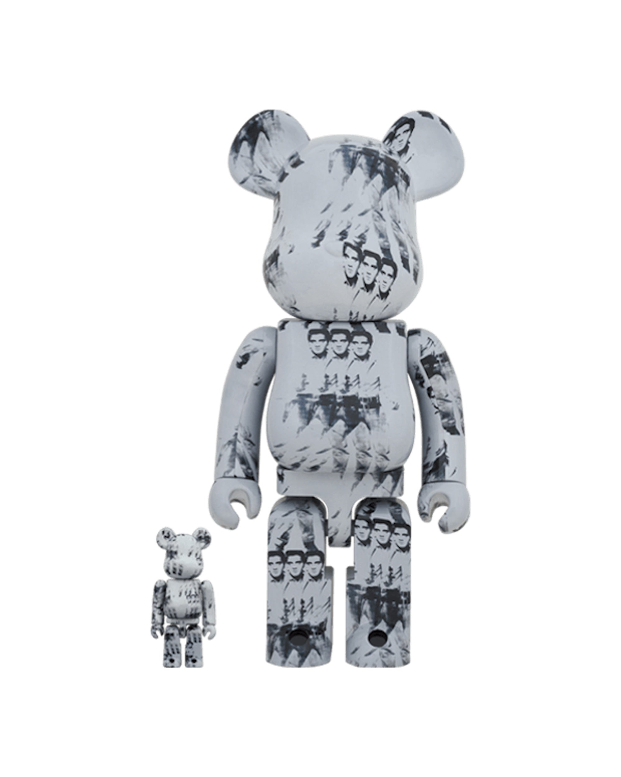 Bearbrick Andy Warhol's Elvis Presley 100% & 400% Set