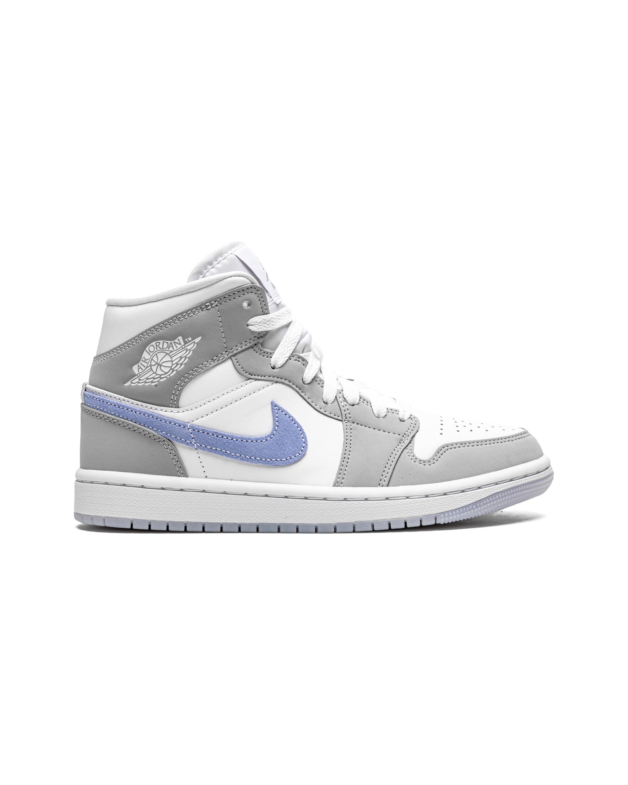 Jordan 1 Mid Wolf Grey Aluminum (Women's)