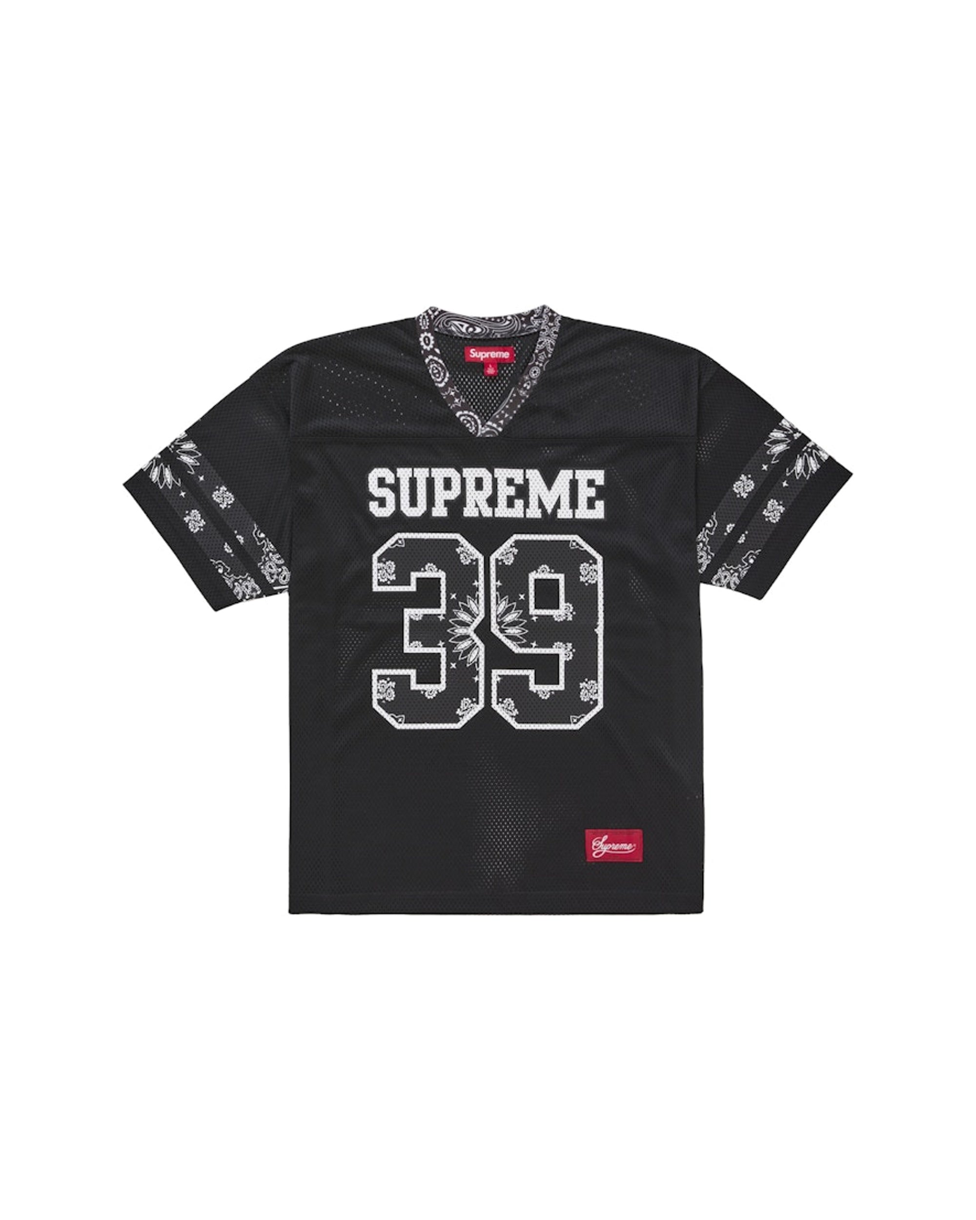 Supreme Bandana Football Jersey Black