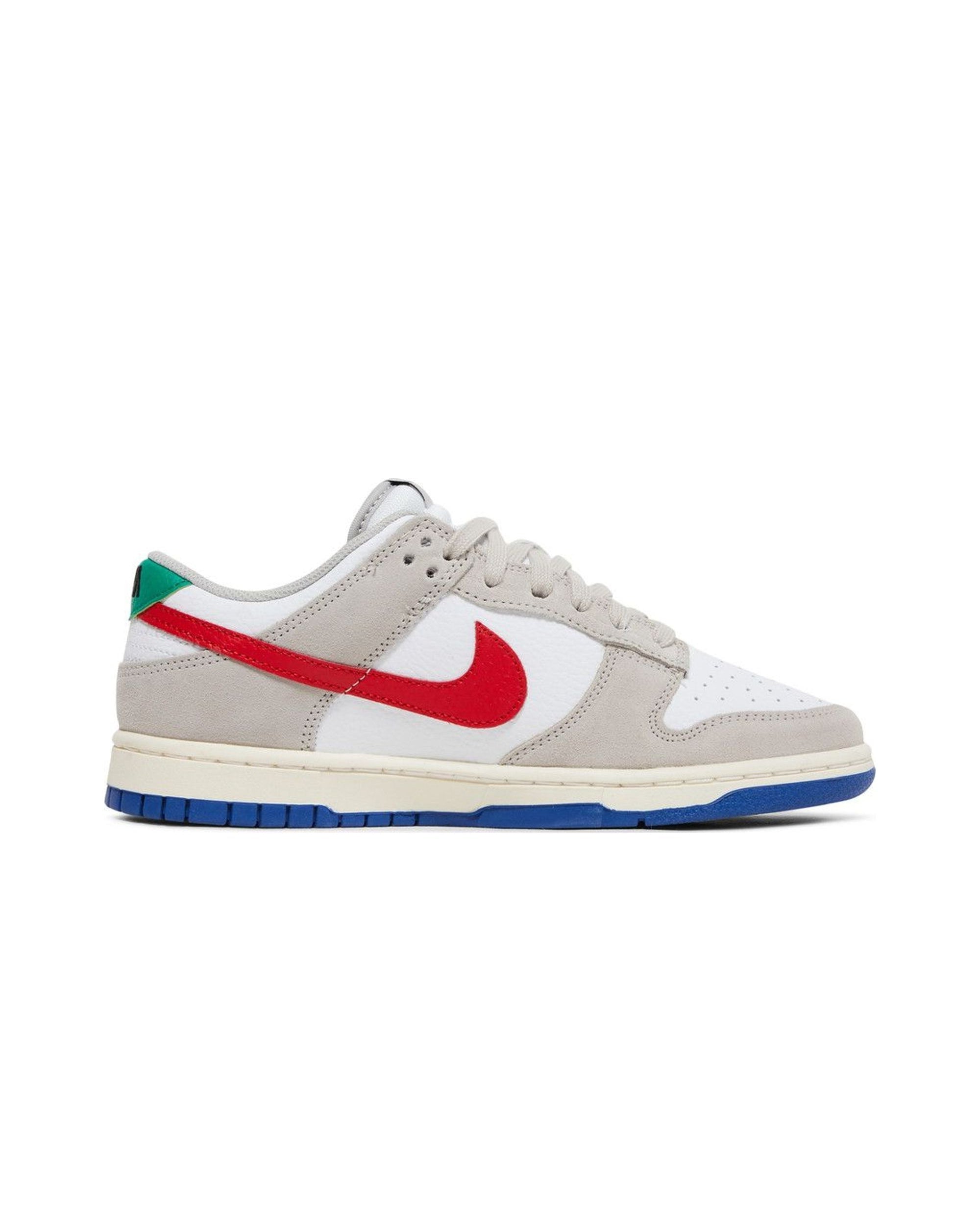 Nike Dunk Low Light Iron Ore Red Blue