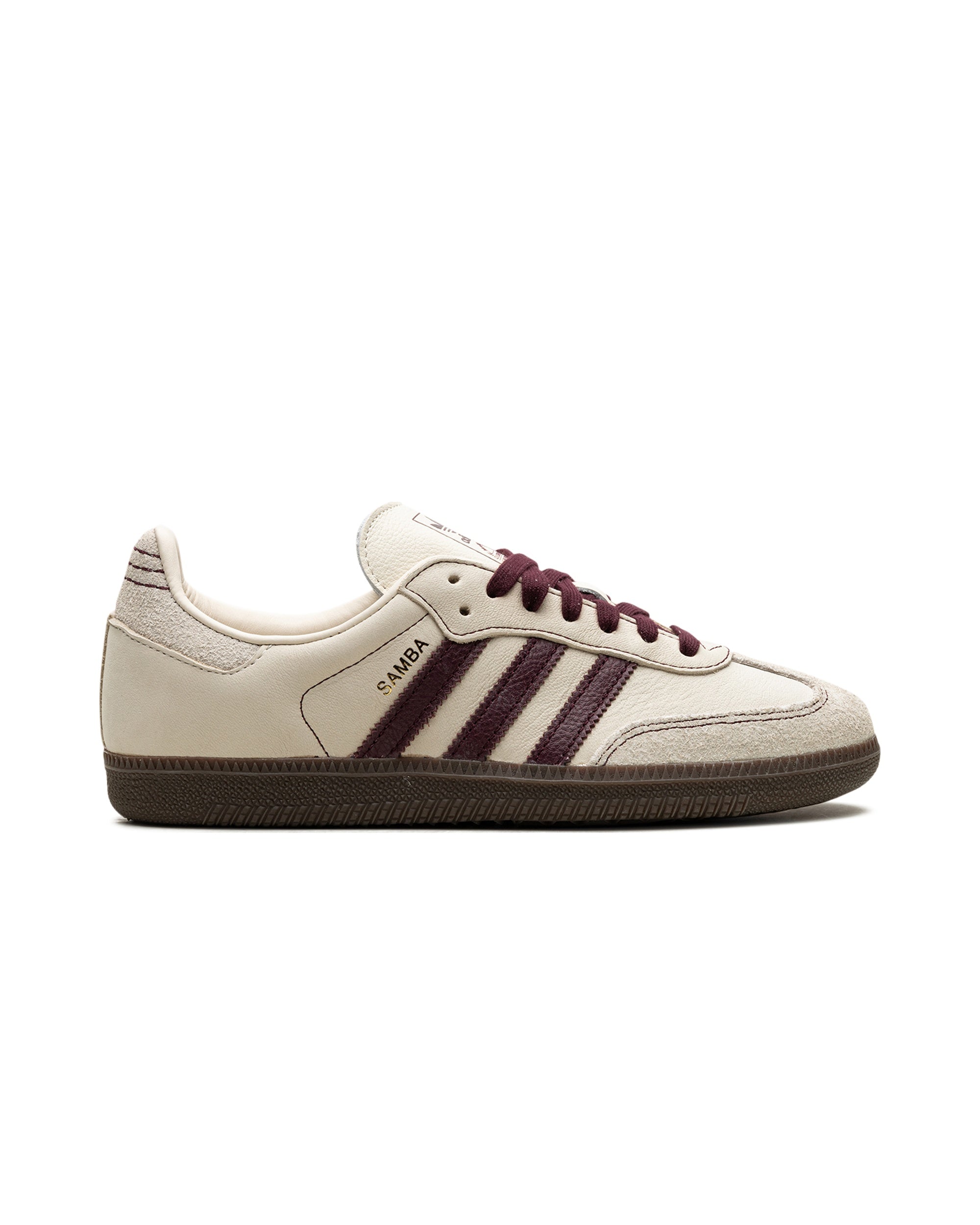 adidas Samba OG Wonder White Maroon (Women's)