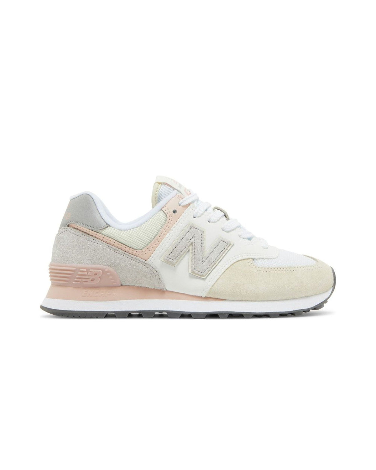 New Balance 574 Beige White Pink Sand (Women's)