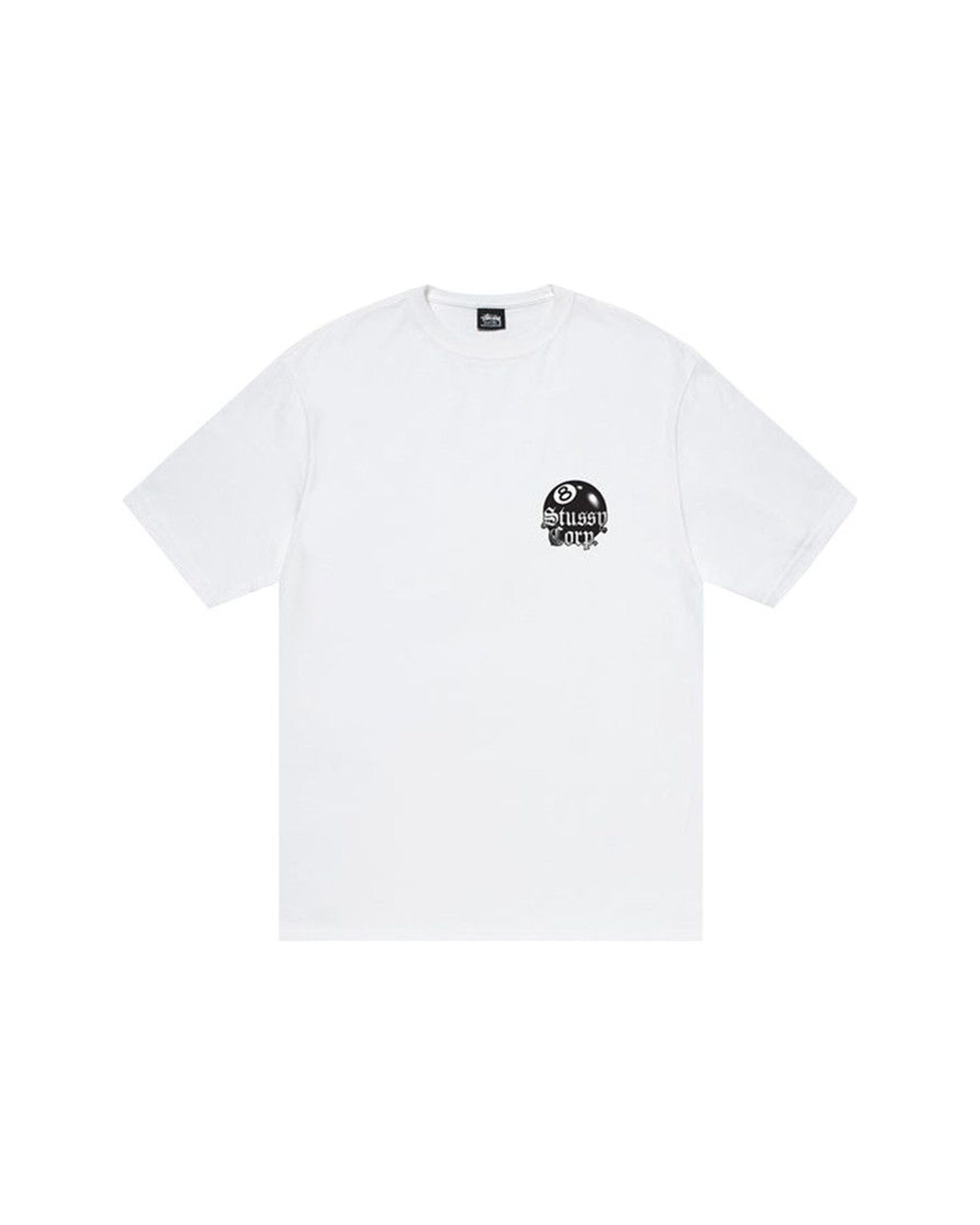 Stussy 8 Ball Corp. Tee White