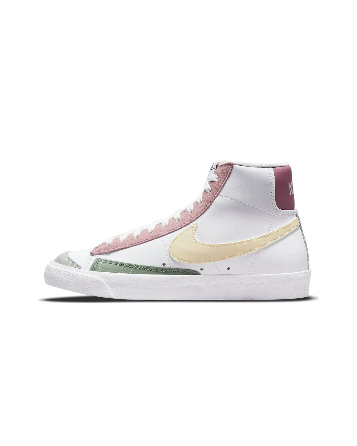Nike Blazer Mid 77 White Pink Green Yellow (Women's)