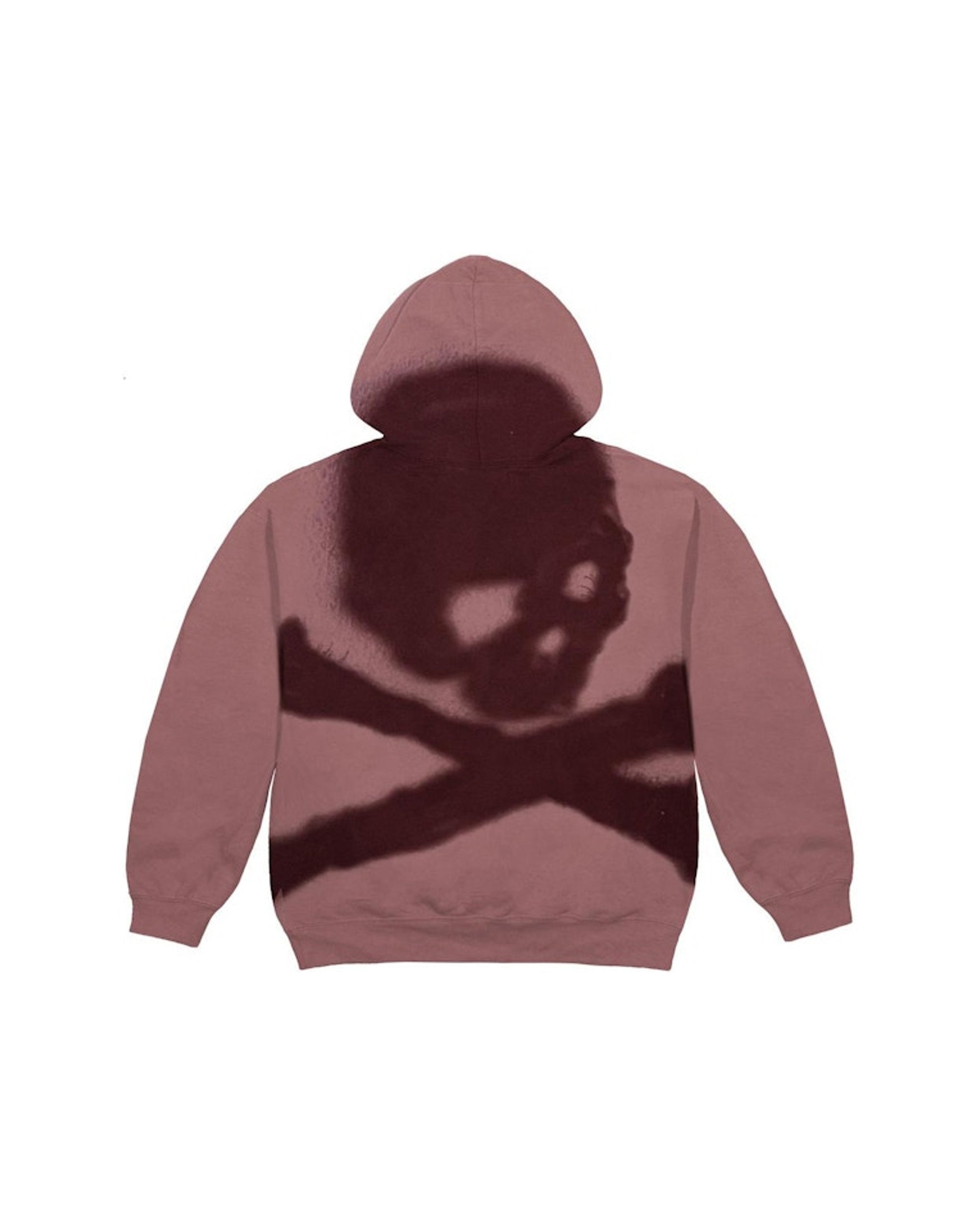 Travis Scott Cactus Jack For Mastermind Skull Zip Up Hoodie Washed Red