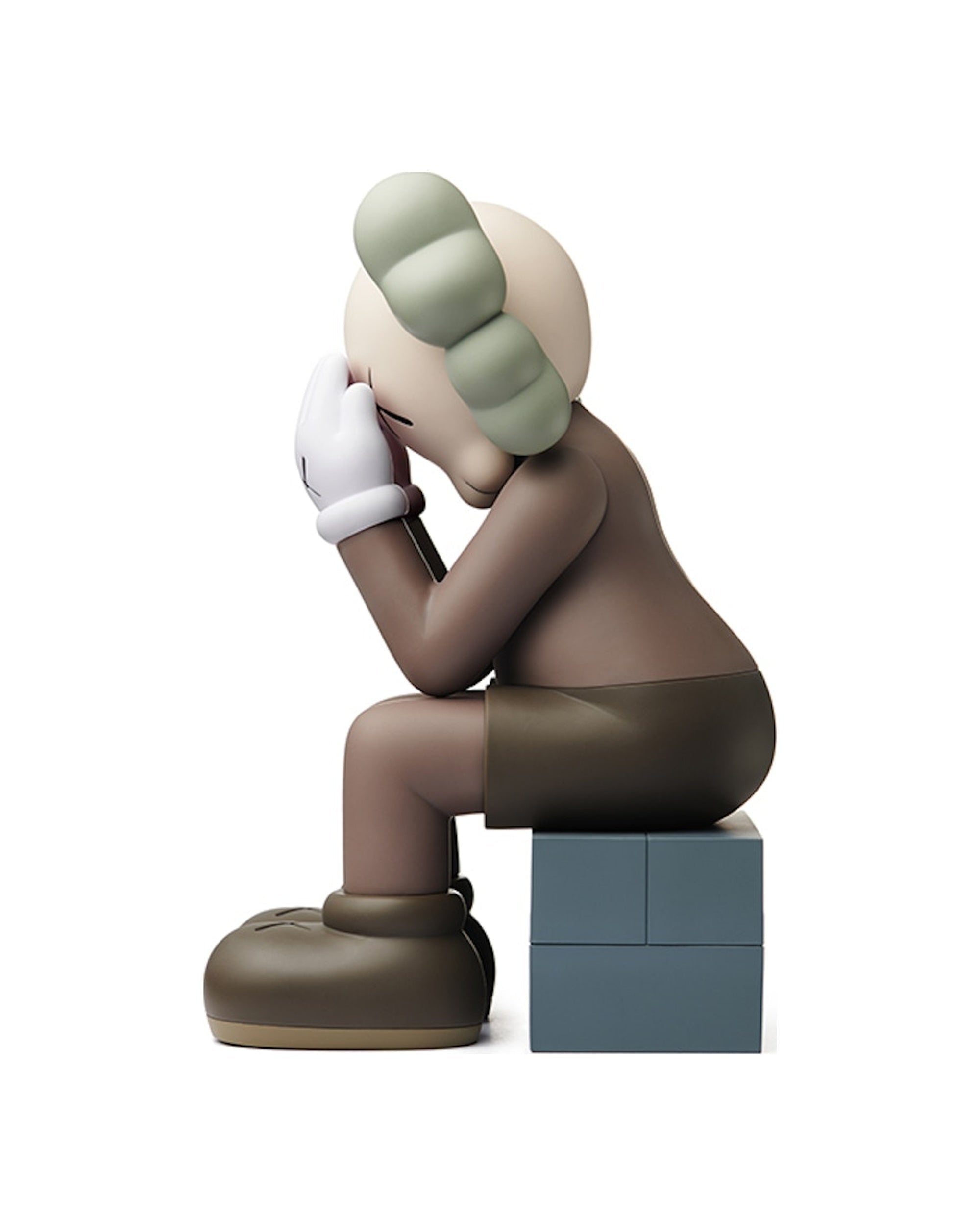 KAWS Passing Through Open Edition Vinyl Figure Brown