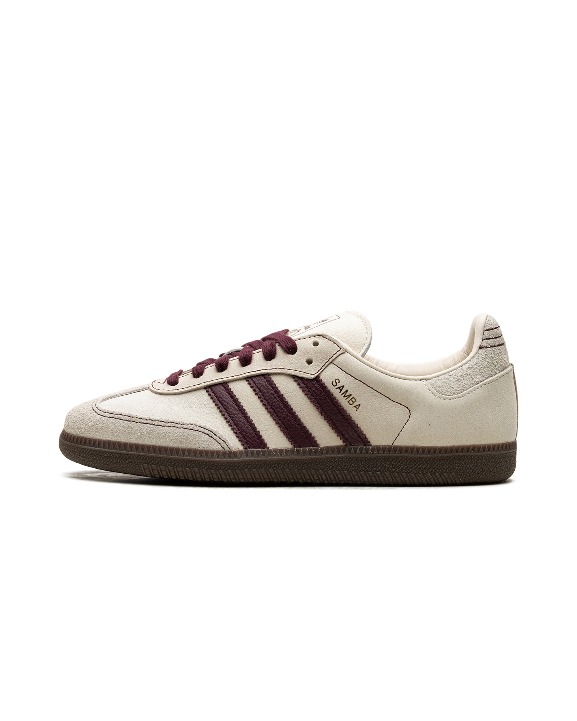 adidas Samba OG Wonder White Maroon (Women's)