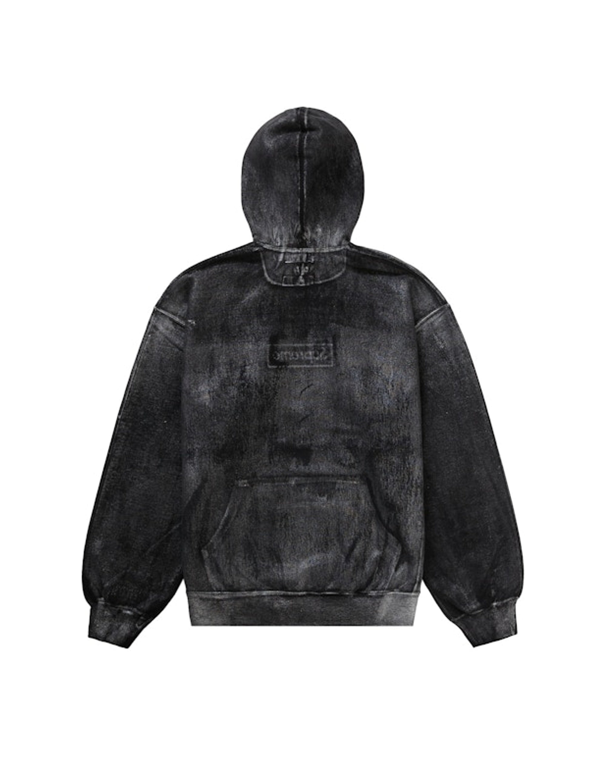 Supreme MM6 Maison Margiela Foil Box Logo Hooded Sweatshirt Black