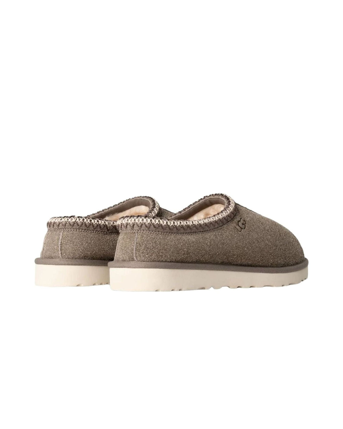 UGG Tasman Shaggy Suede Slipper Smoke Plume