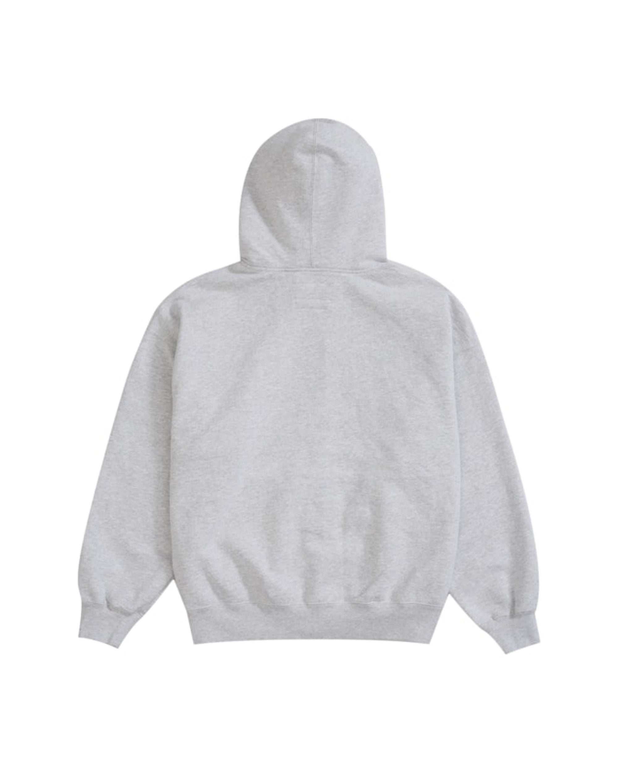 Supreme MM6 Maison Margiela Zip Up Hooded Sweatshirt Ash Grey