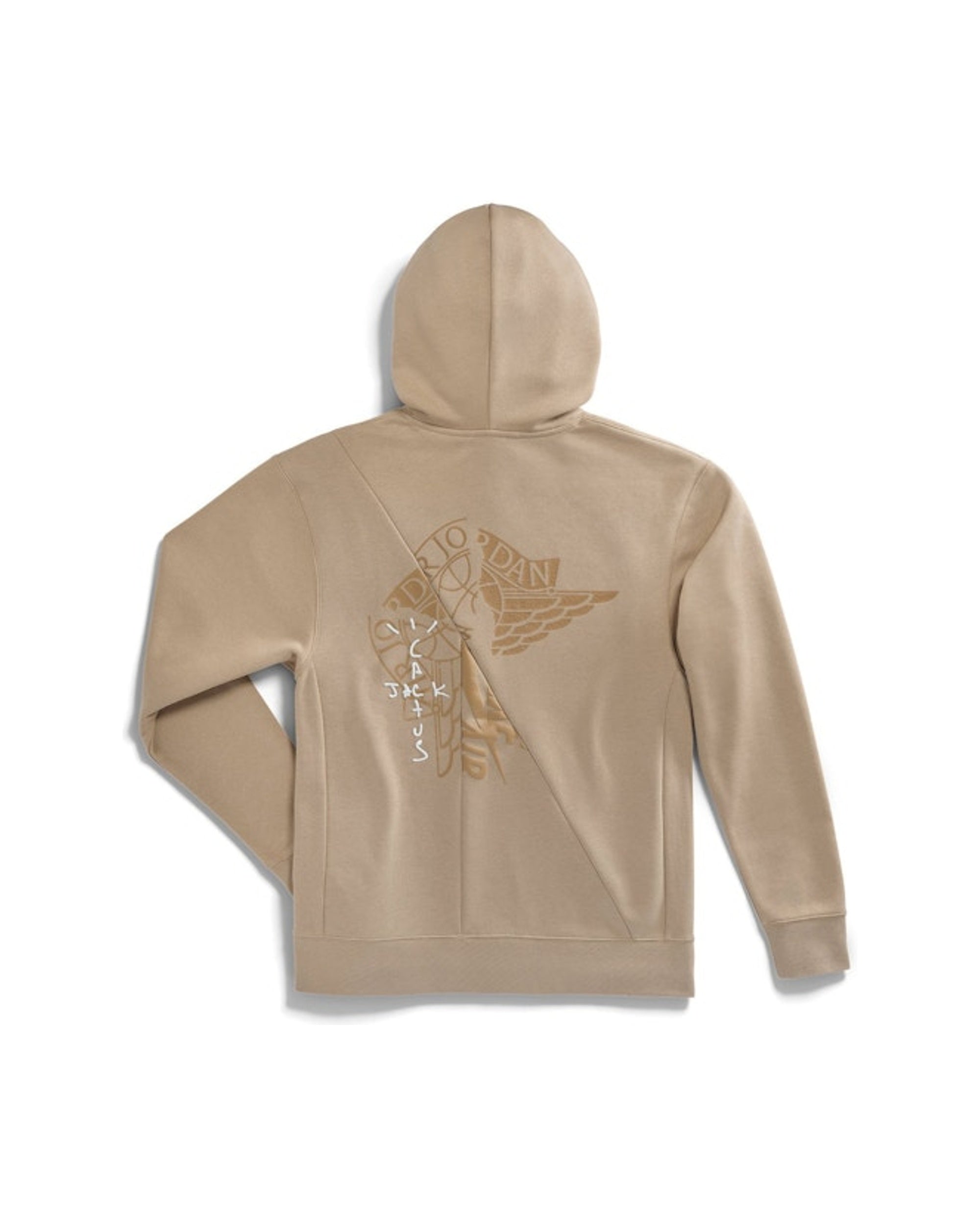 Travis Scott Cactus Jack x Jordan Pullover Hoodie Khaki/University Red