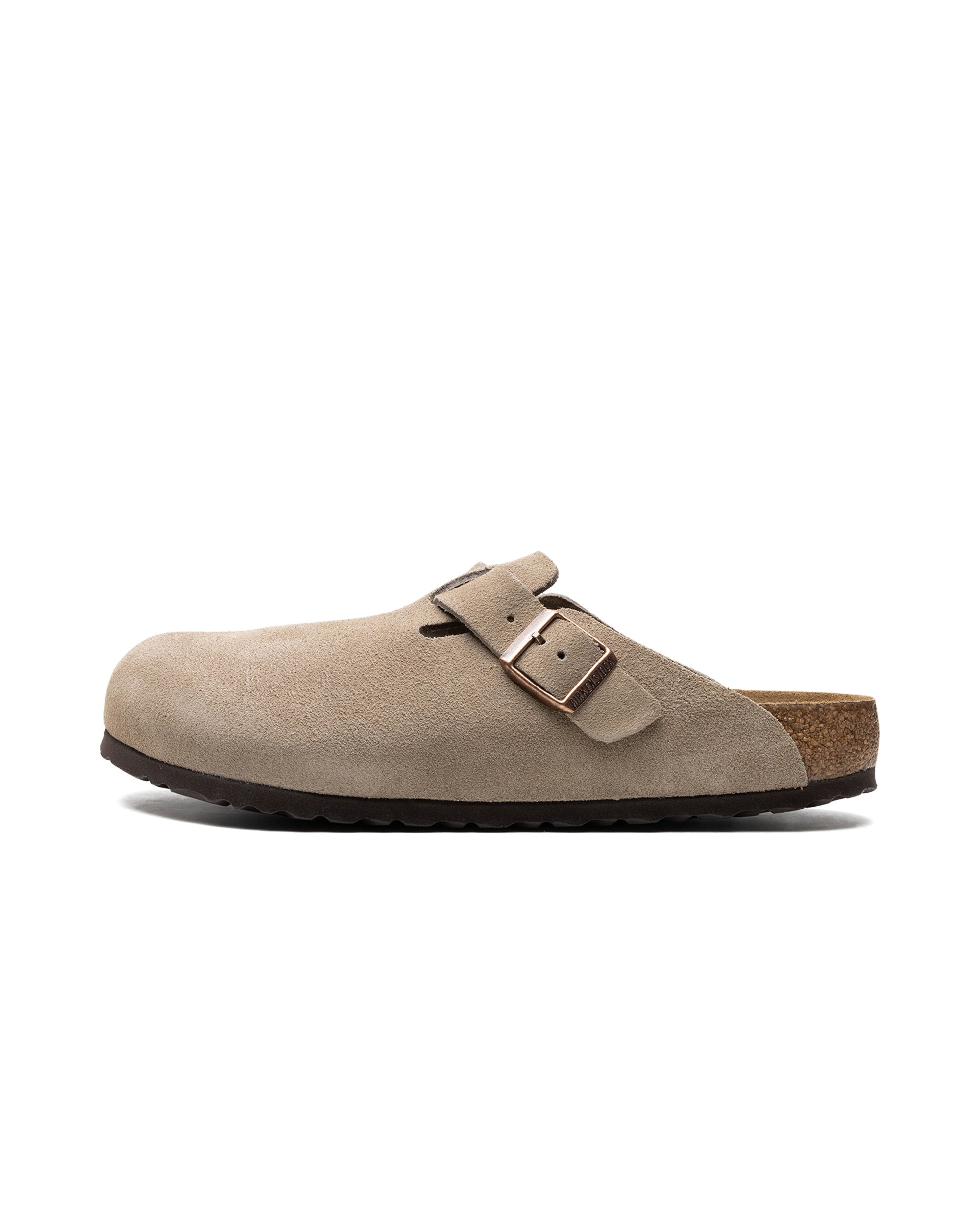 Birkenstock Boston Soft Footbed Suede Taupe