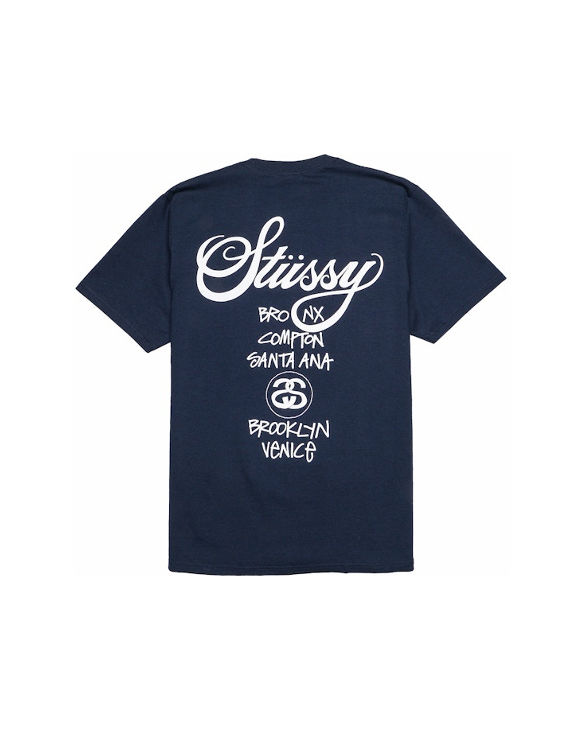 Stussy World Tour T-shirt Navy