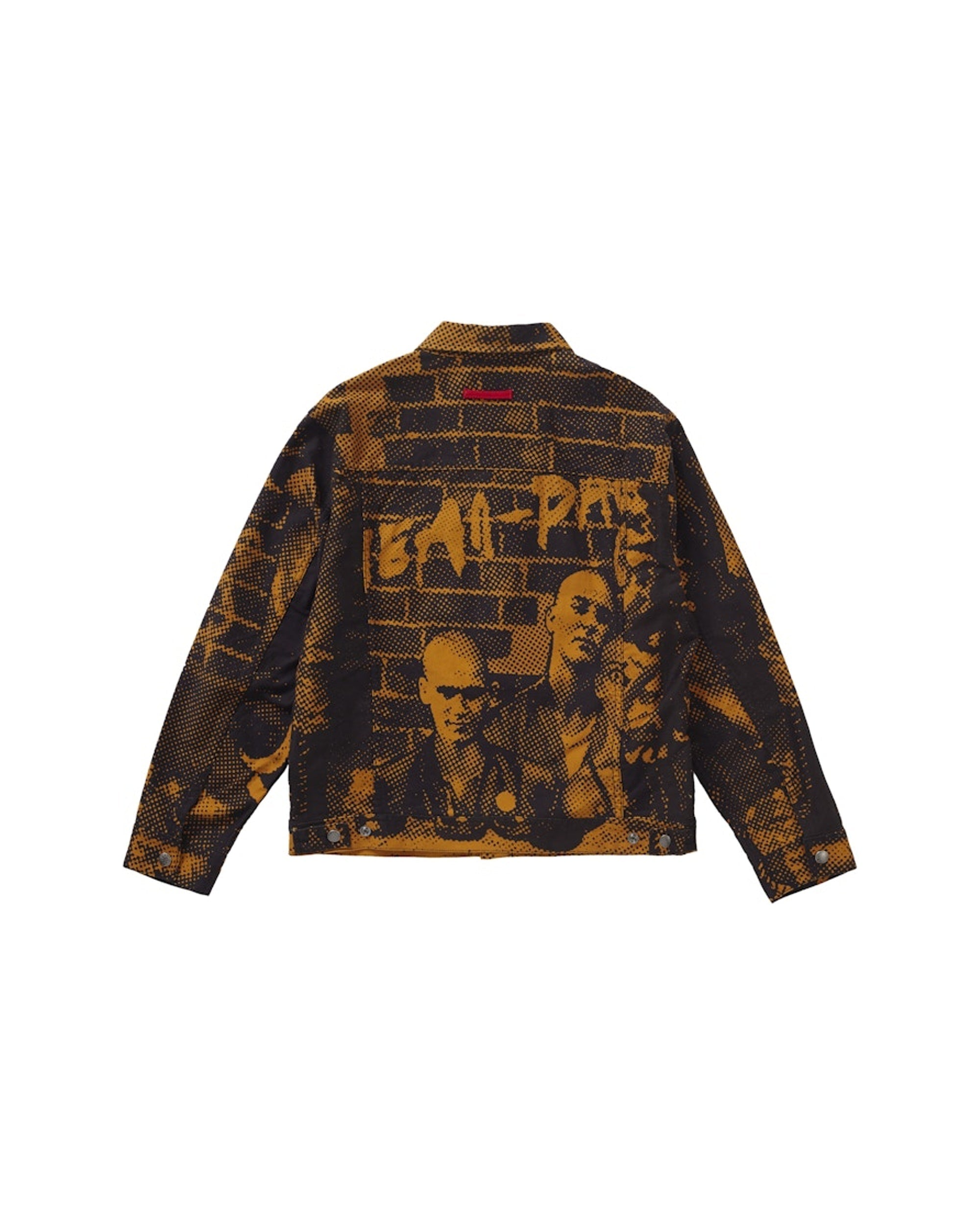 Supreme Jean Paul Gaultier Fuck Racism Trucker Jacket Gold