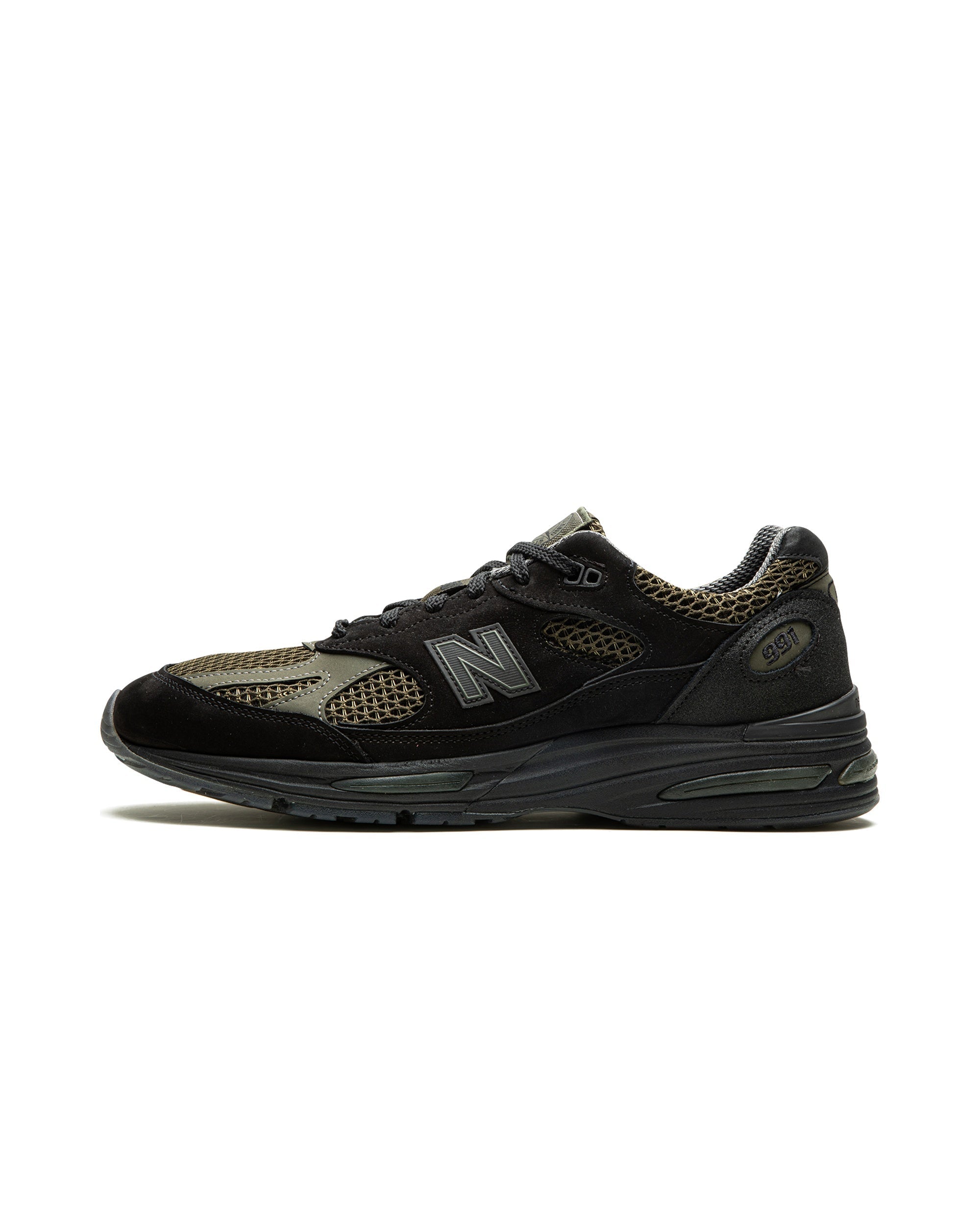 New Balance 991v2 MiUK Stone Island Ghost Pack Black