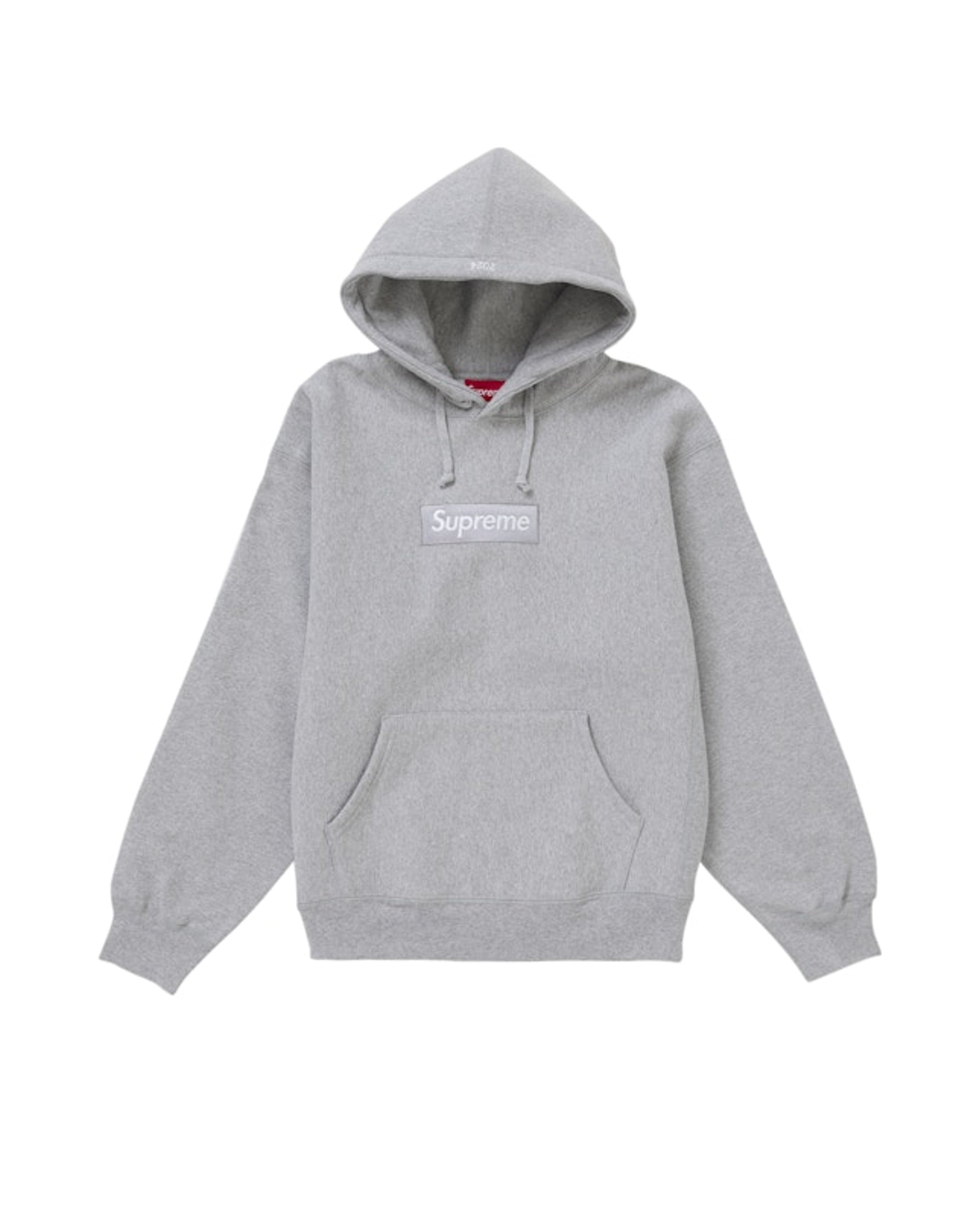 Supreme Box Logo Hooded Sweatshirt (FW24) Heather Grey