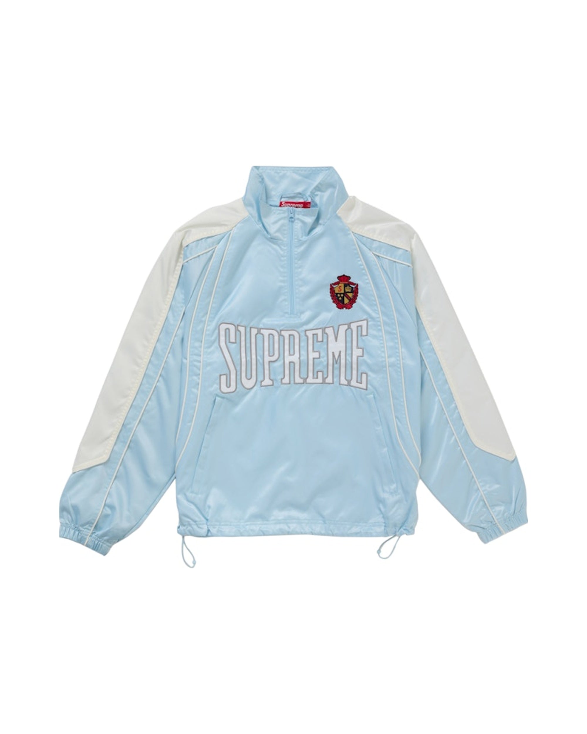 Supreme Satin Piping Pullover Light Blue