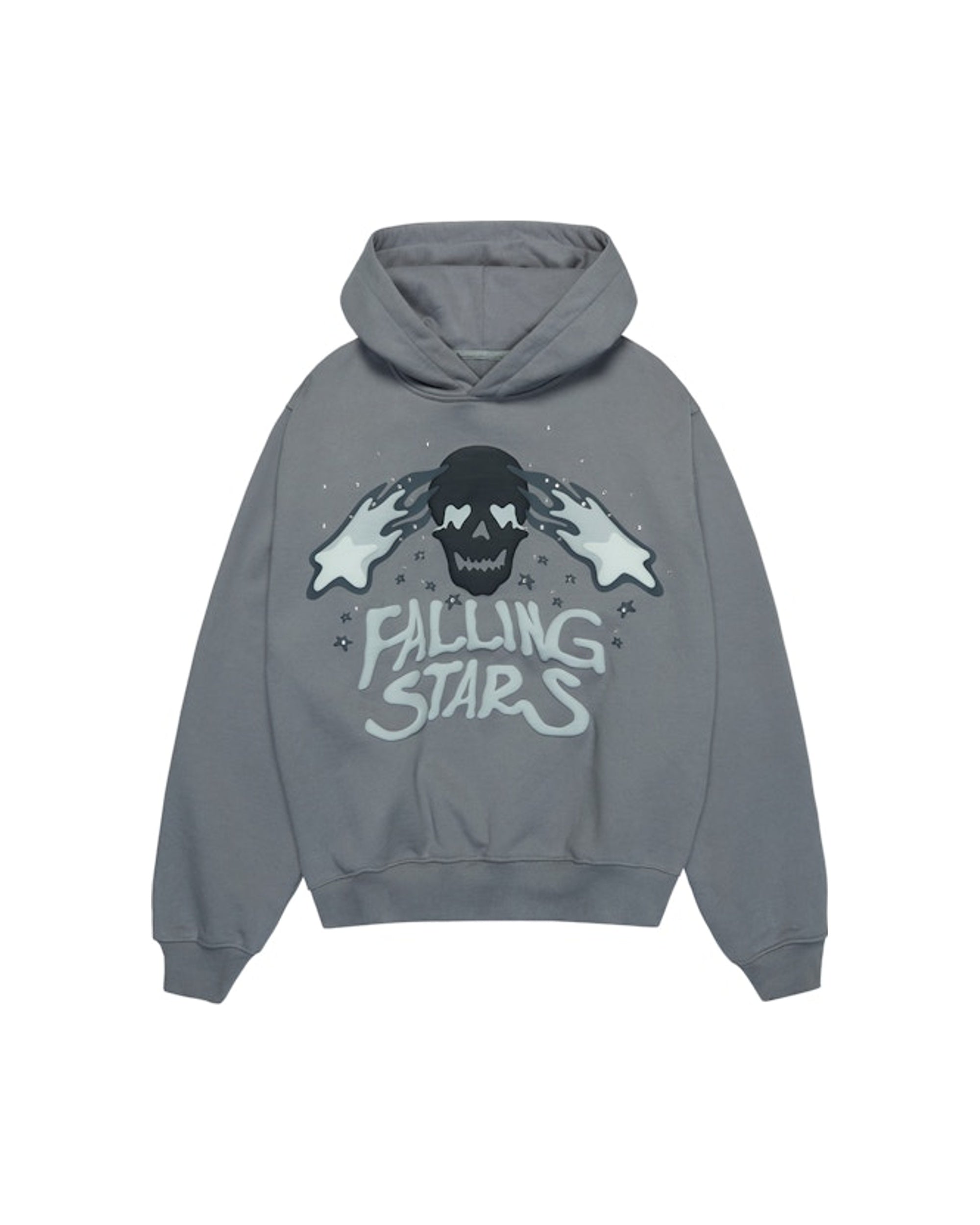 Broken Planet Falling Stars Hoodie Dark Gray