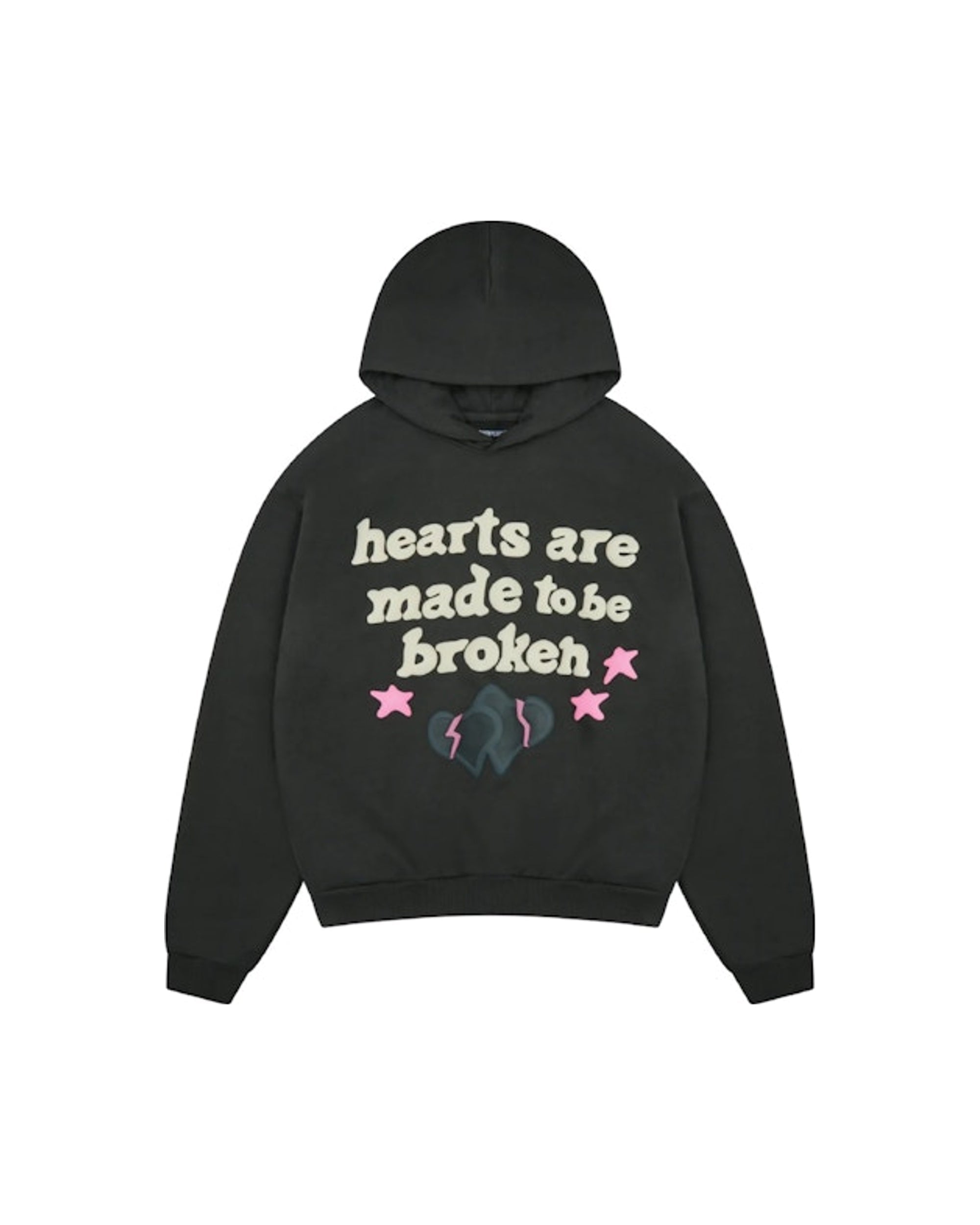 Broken Planet Hearts Are Made To Be Broken Hoodie (SS25) Soot Black
