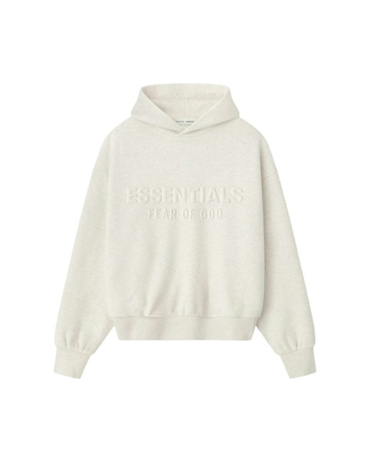 Fear of God Essentials Embossed Essentials Classic Hoodie Oatmeal Heather