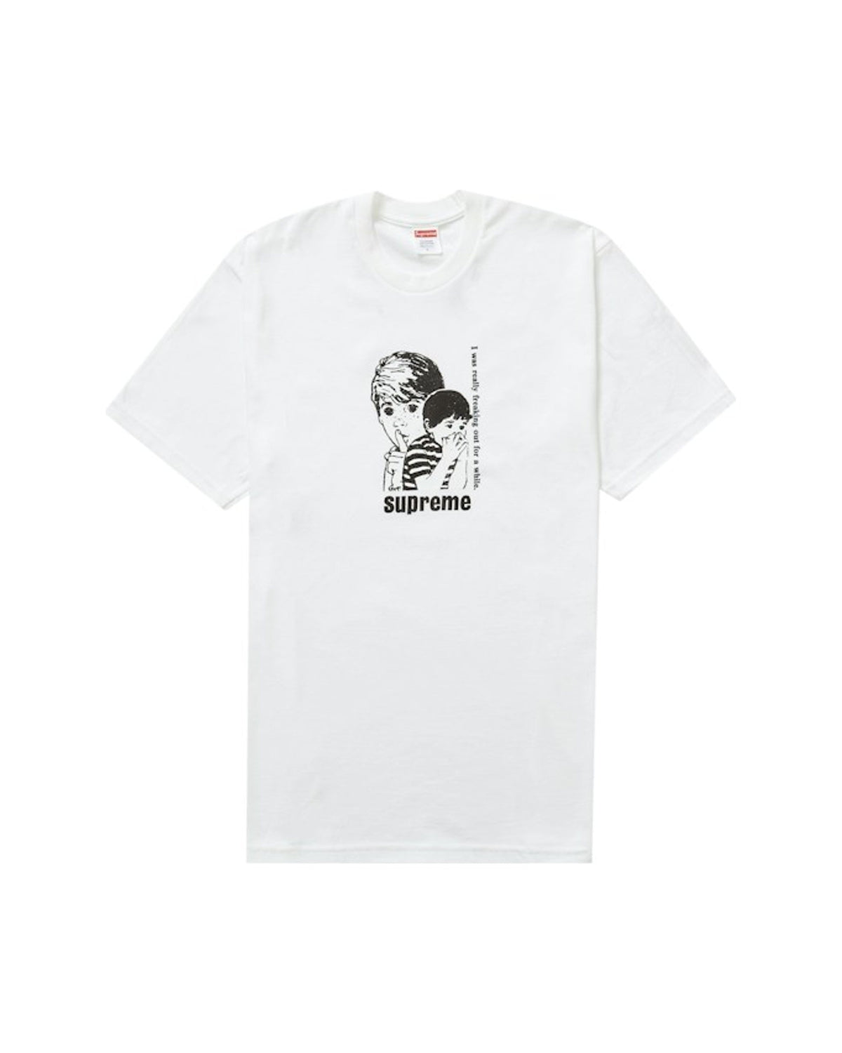 Supreme Freaking Out Tee White