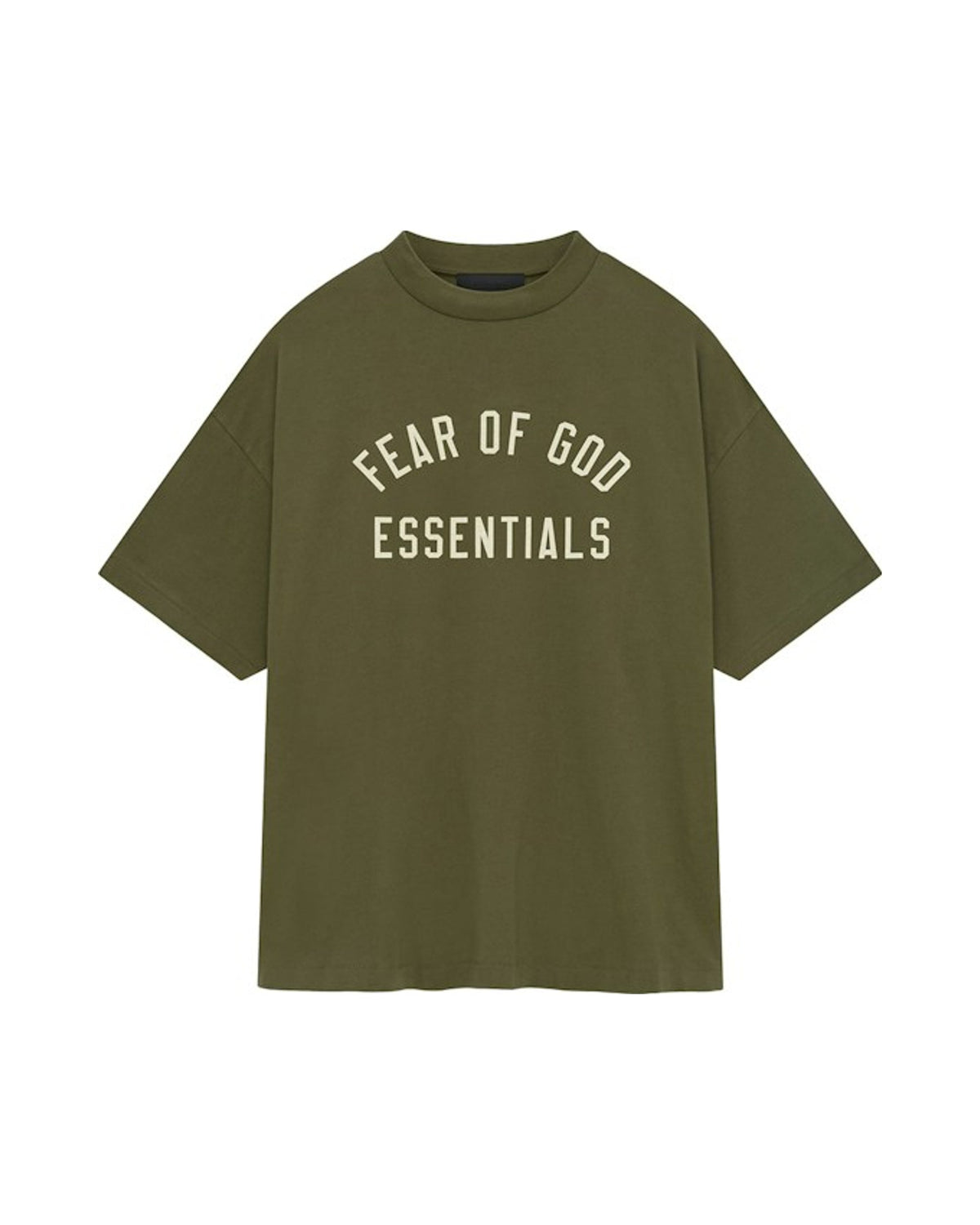 Fear of God Essentials Jersey Crewneck Tee Military