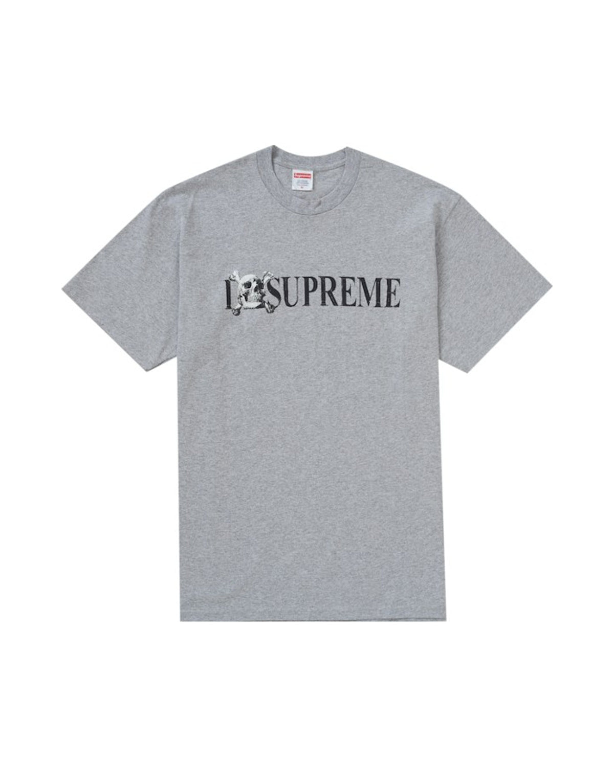 Supreme Skull Tee Heather Grey
