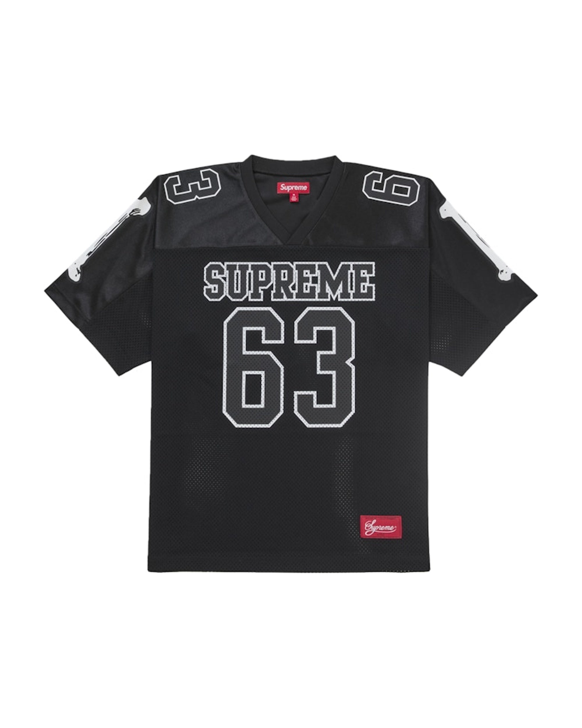 Supreme Bones Football Jersey Black