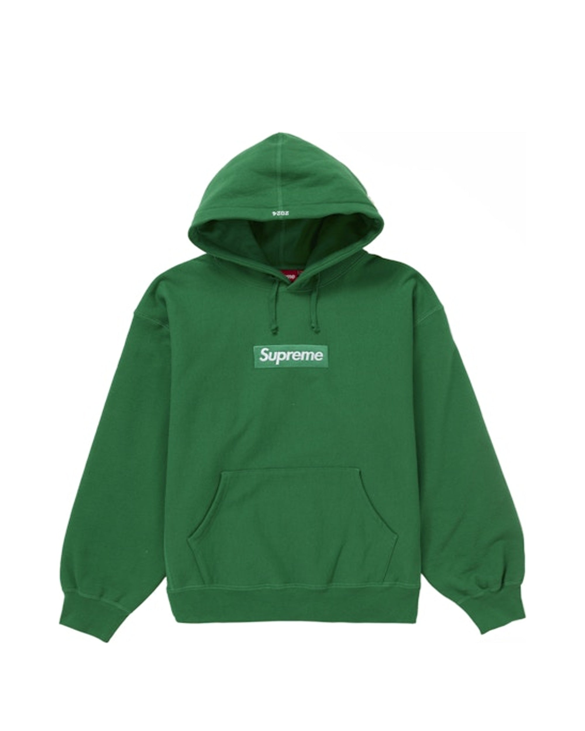 Supreme Box Logo Hooded Sweatshirt (FW24) Green