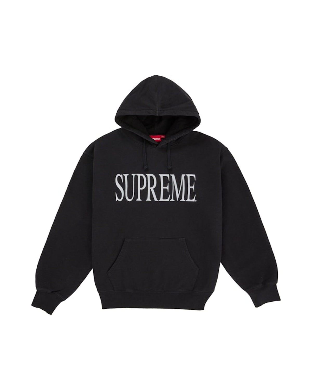 Supreme Capital Hooded Sweatshirt (FW26) Black