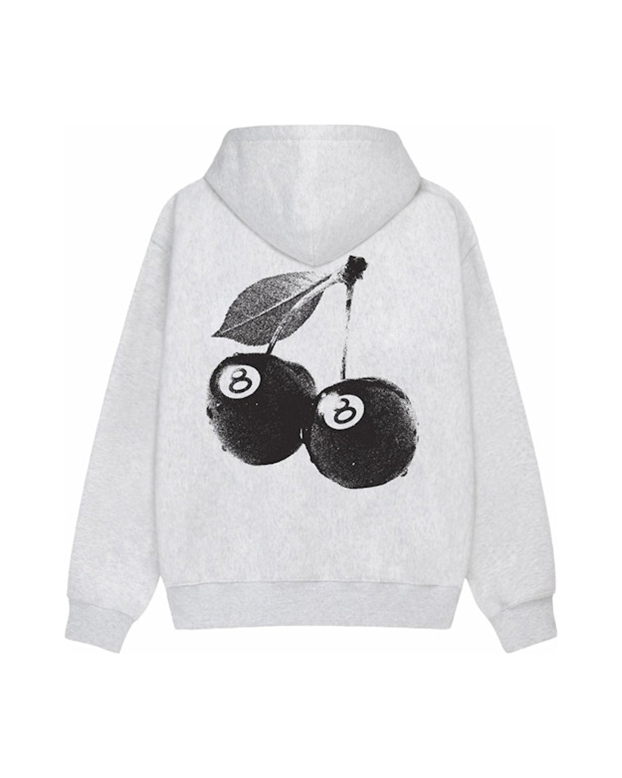 Stussy Cherries Hoodie Ash Heather