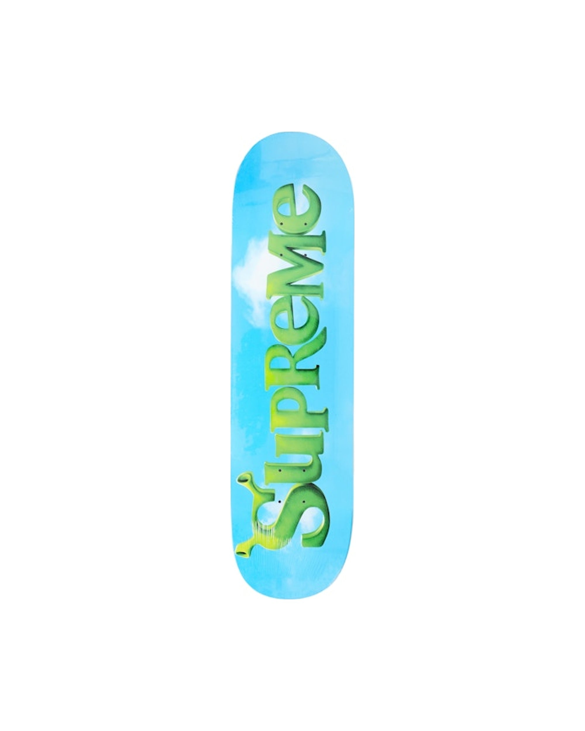 Supreme Shrek Skateboard Deck Blue