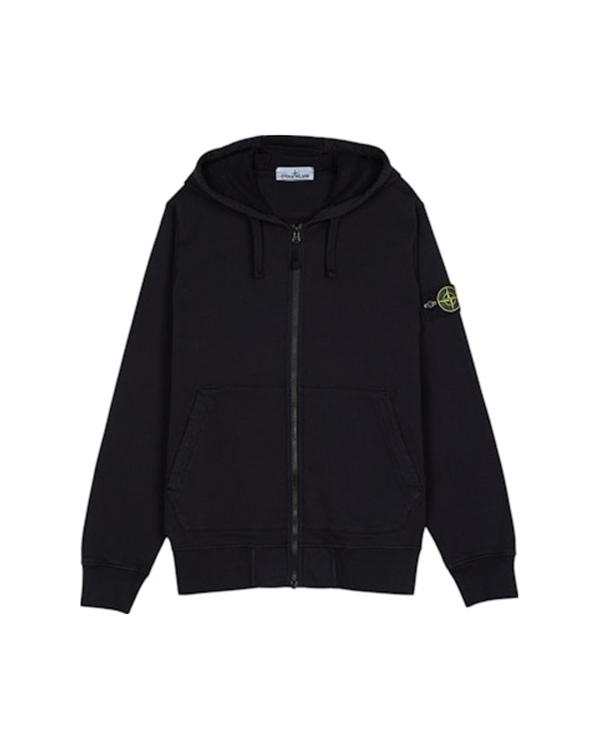 Stone Island Zip Up Hoodie Navy
